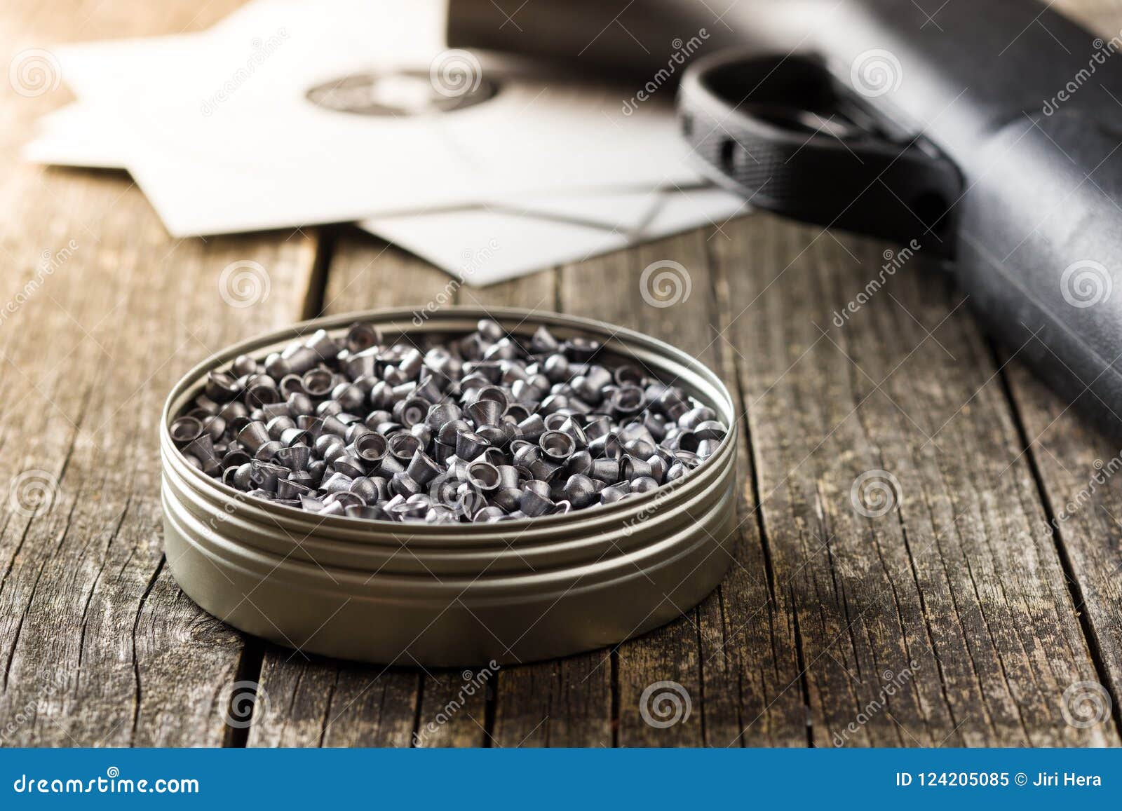 Lead Airgun Pellets. Stock Photography 124205126