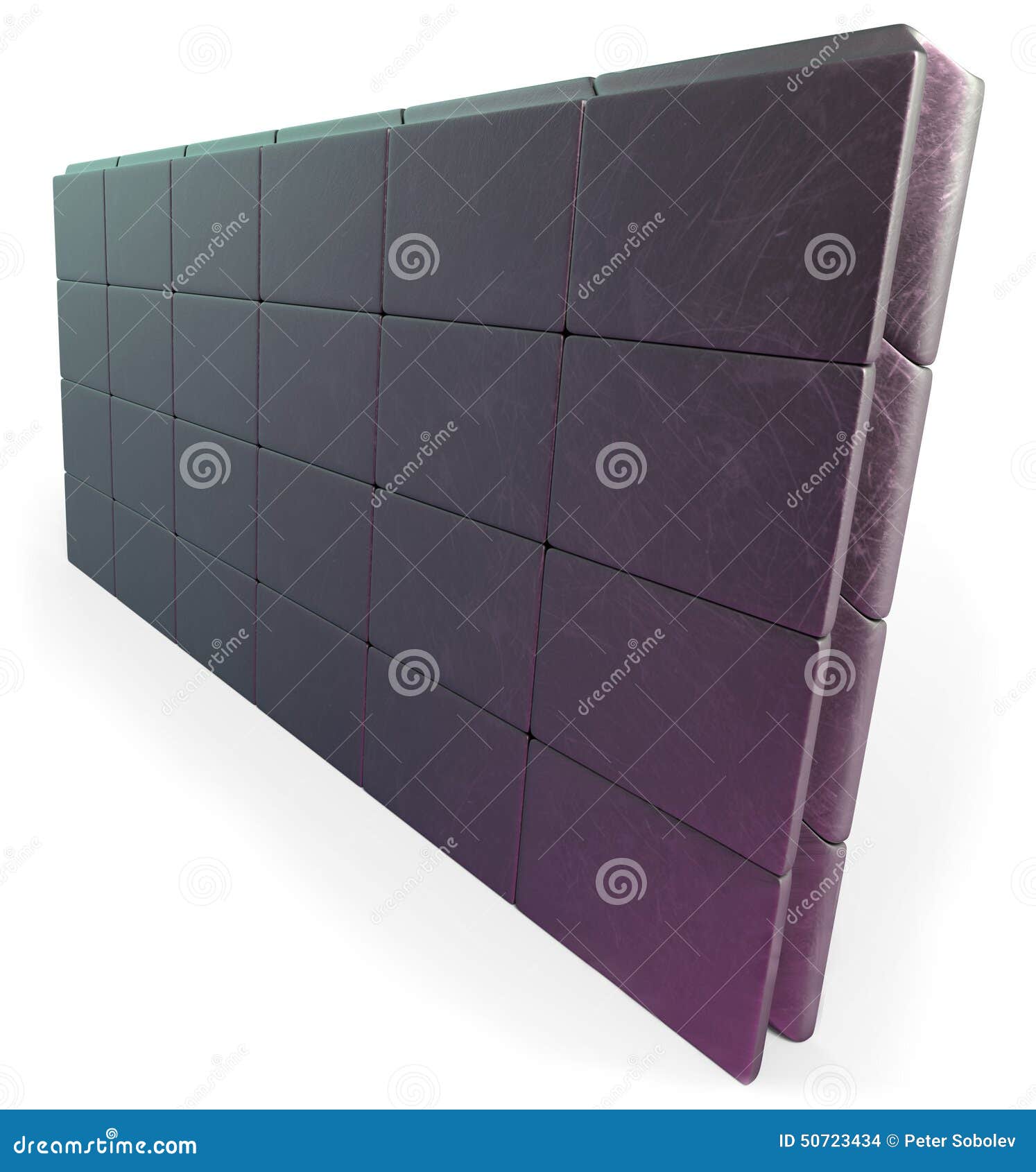 Lead bricks wall stock photo. Image of white, industry 50723434