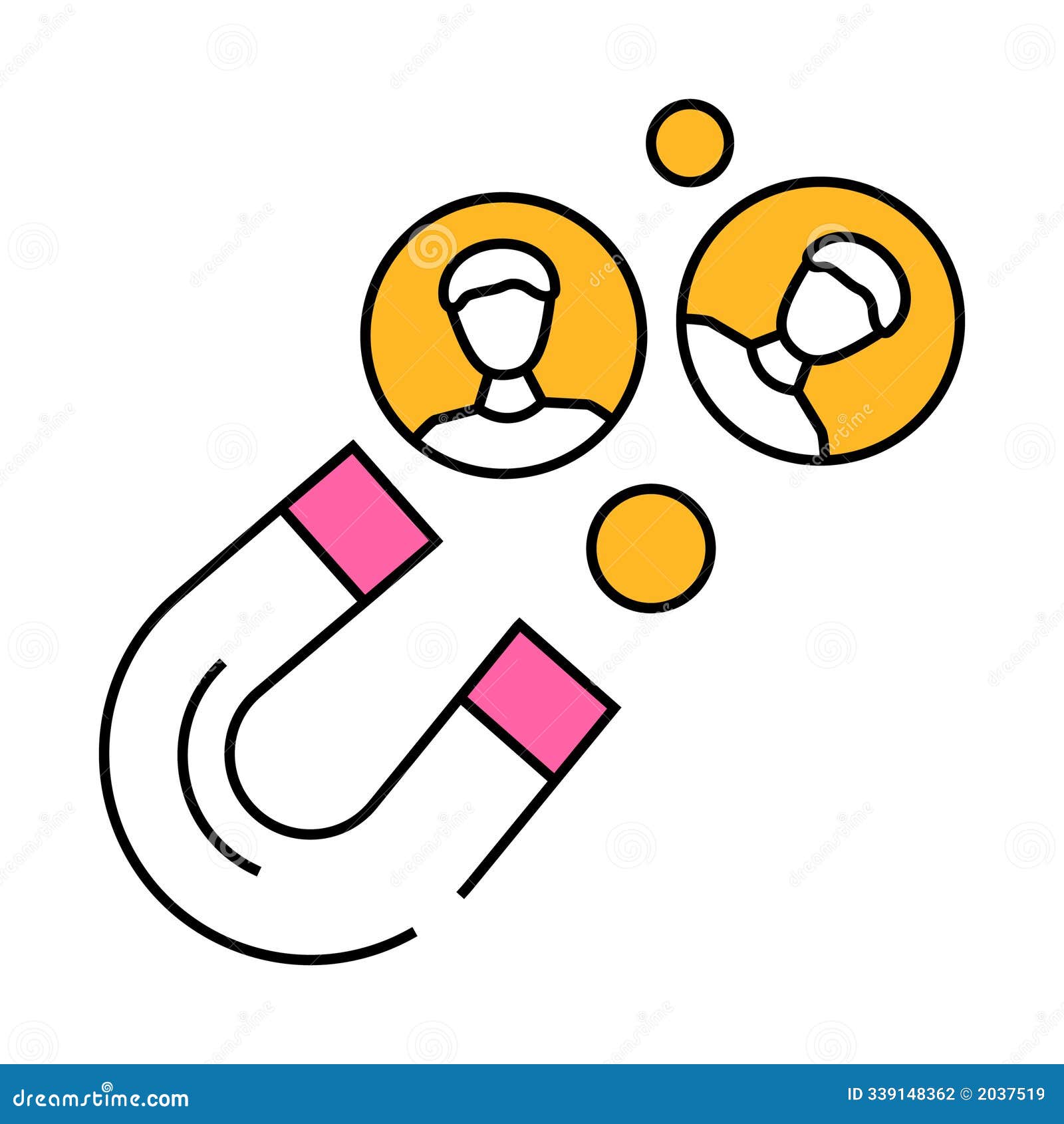 lead generation business process icon color 