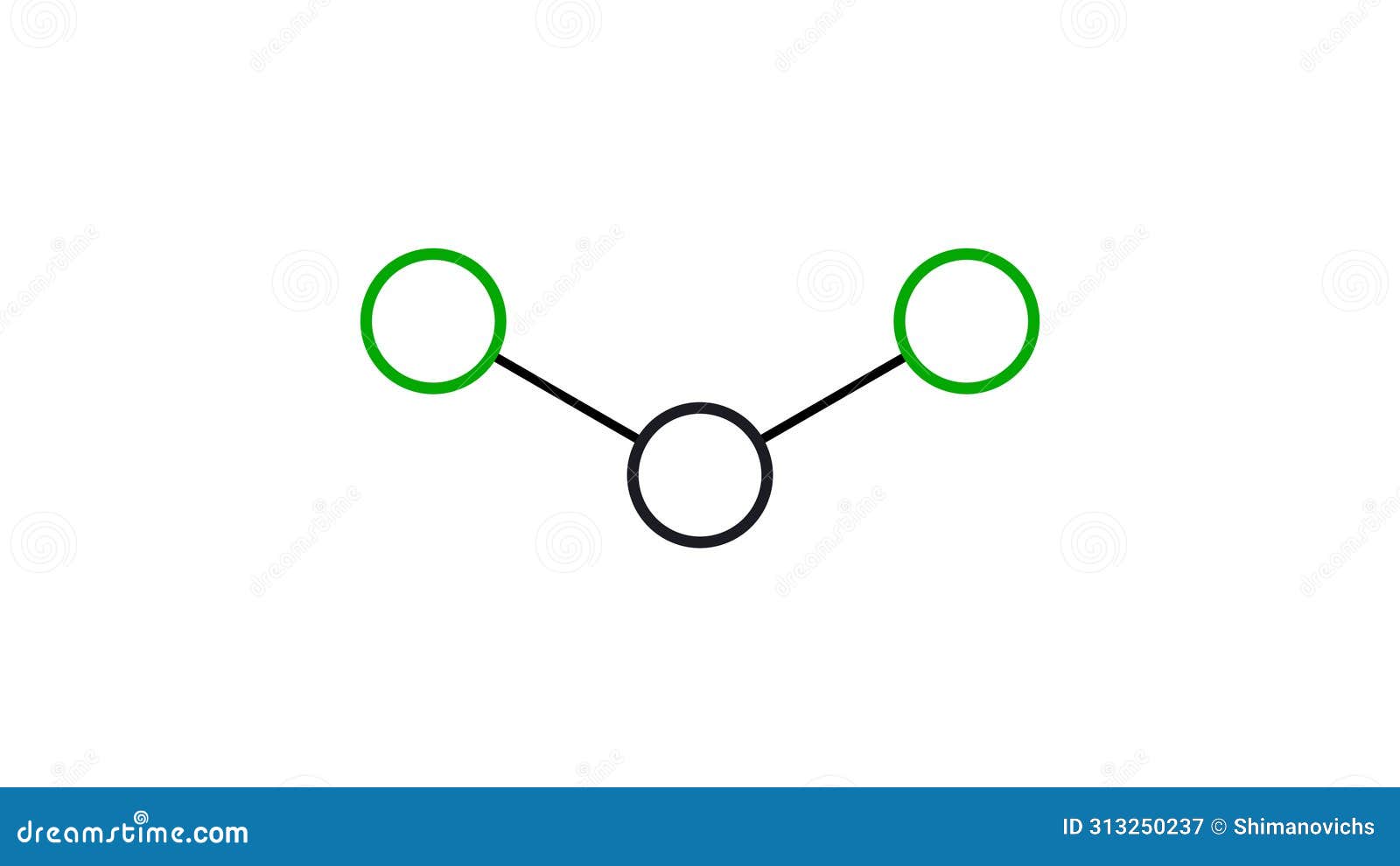 Lead(ii) Chloride Molecule, Structural Chemical Formula, Ballandstick