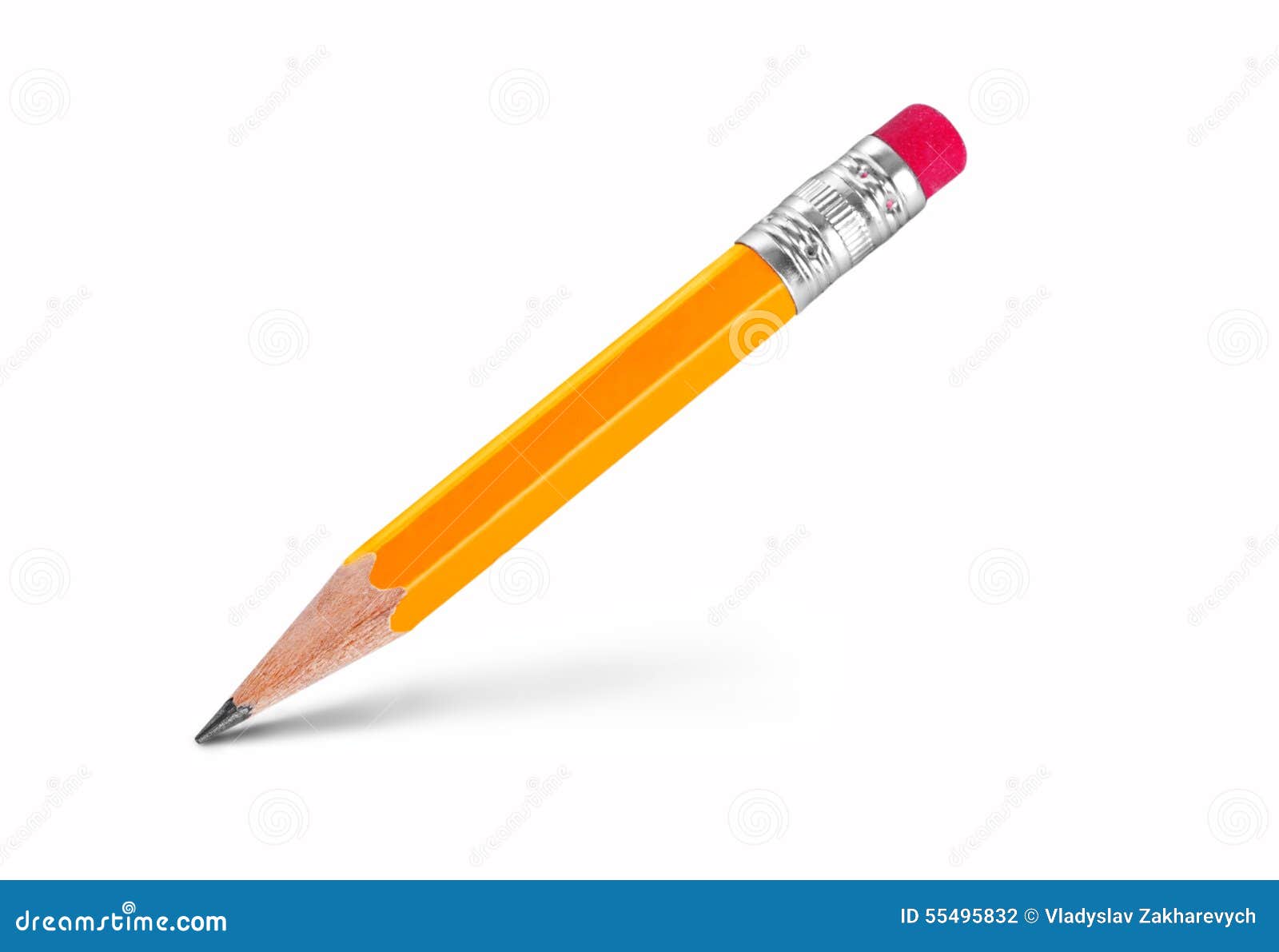 Lead pencil stock photo. Image of filing, eraser, educational 55495832