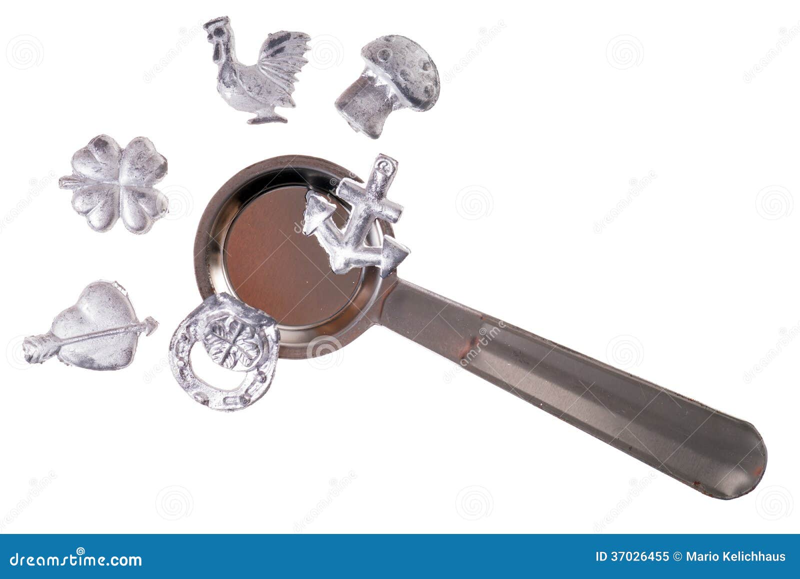 Lead pouring set stock image. Image of predictions, symbolic 37026455