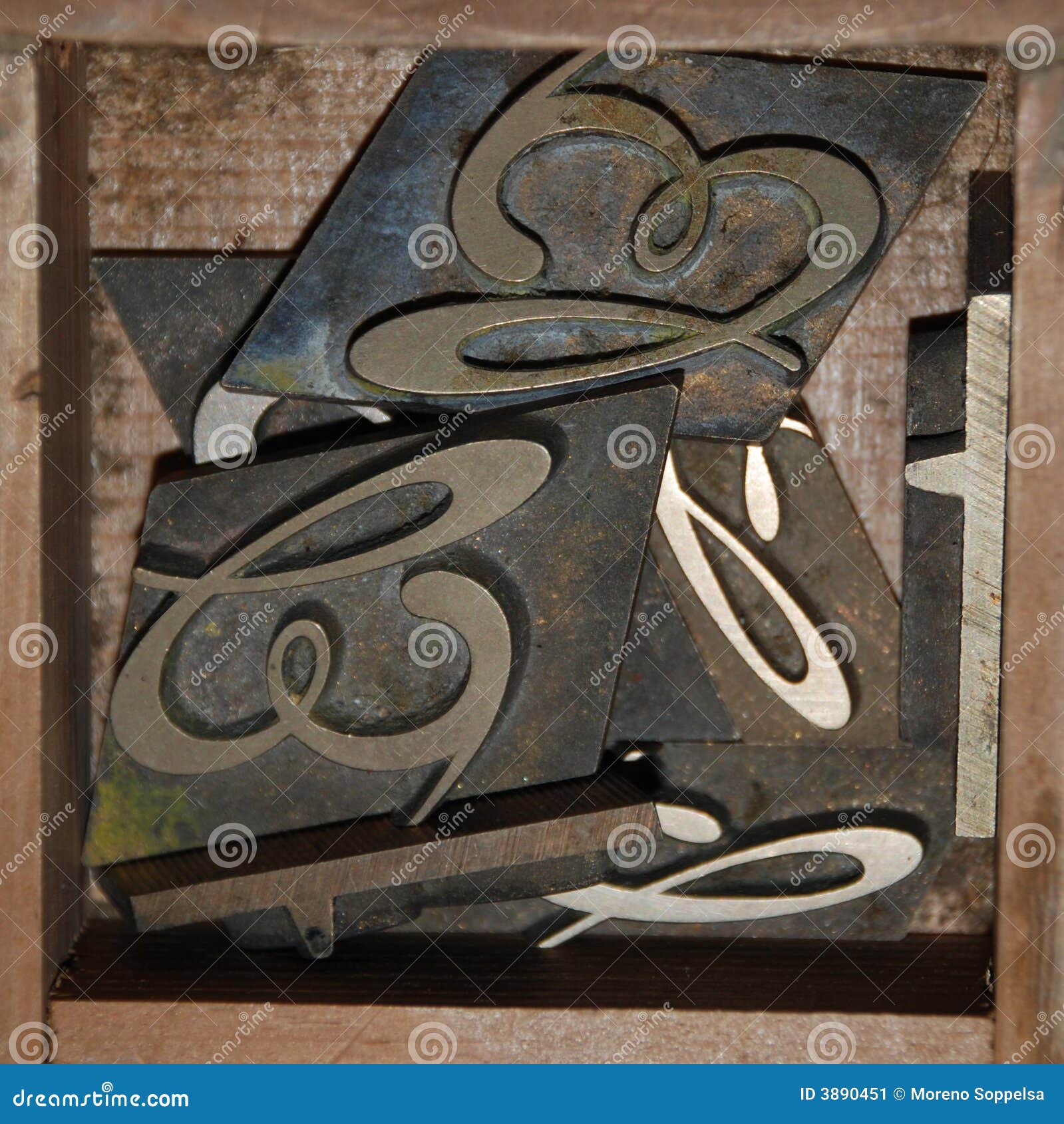 Lead in wood stock image. Image of typeset, imprint, stamp 3890451