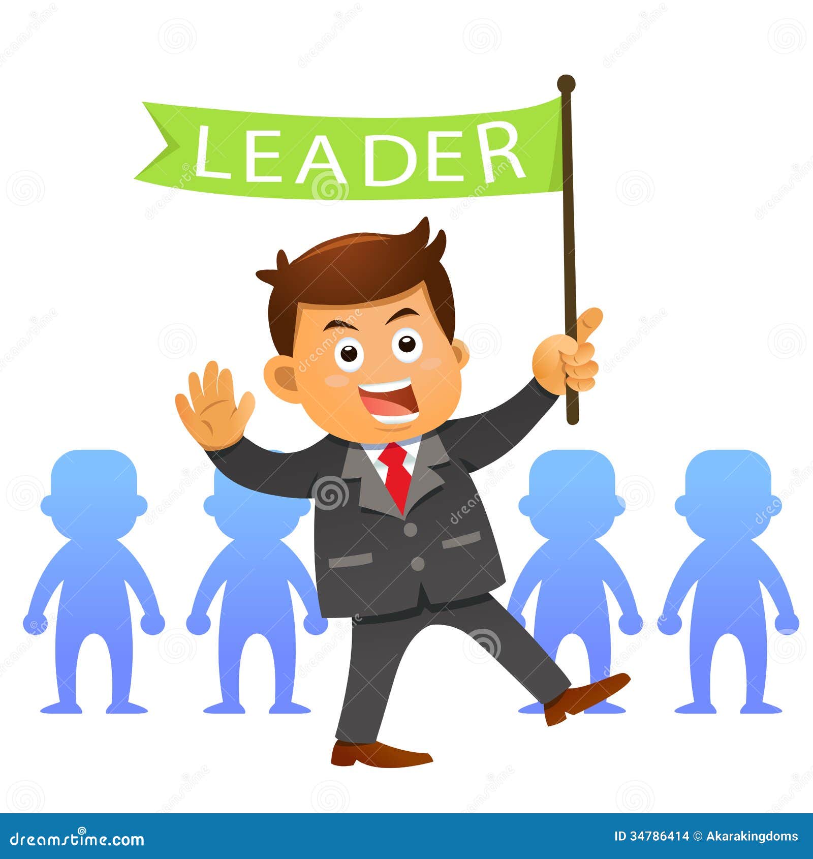 Leaders stock vector. Illustration of stand, team, isolated - 34786414