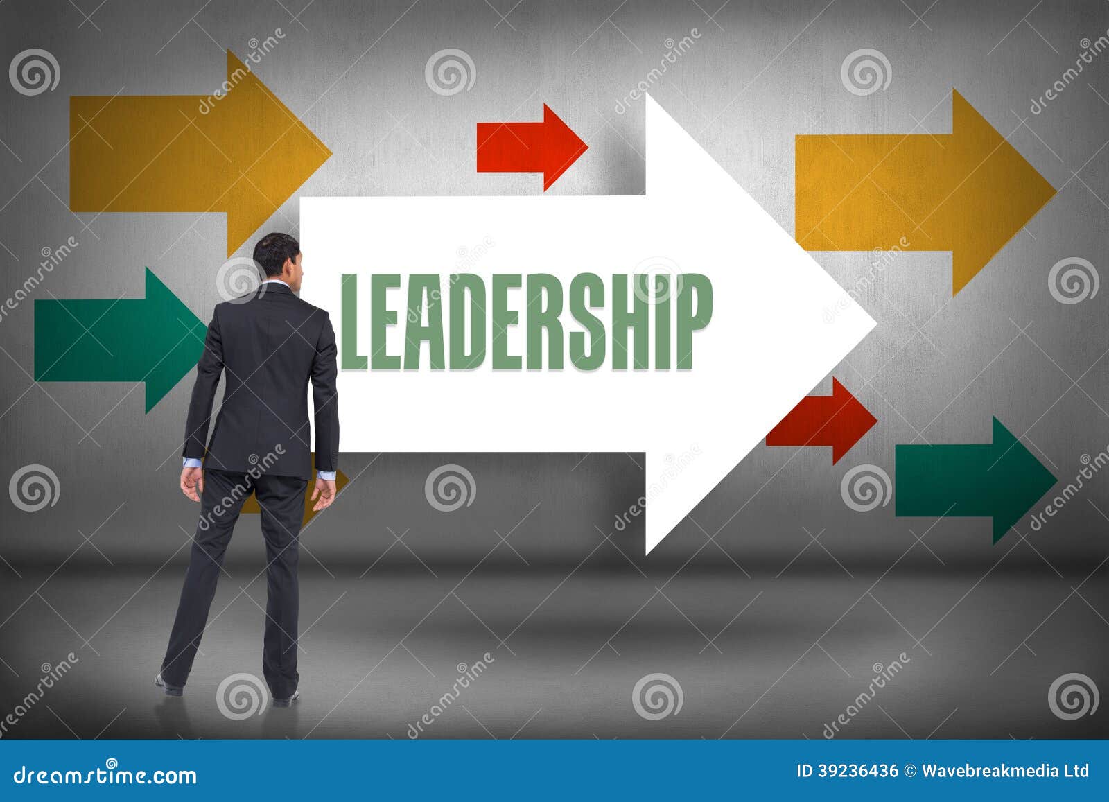 Leadership Against Arrows Pointing Stock Photo - Image of adult, arrow