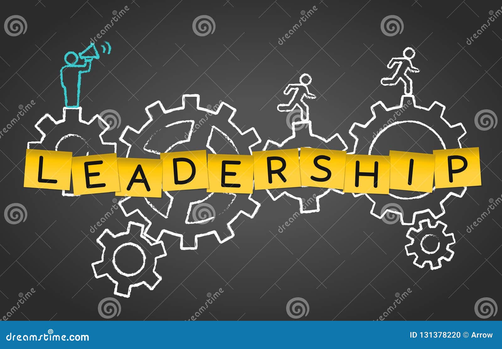 Leadership Business Management Teamwork Motivation Skills Concept Background  Stock Vector - Illustration of connection, coaching: 131378220