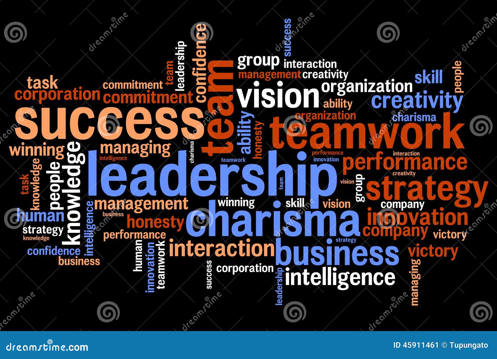 Leadership stock illustration. Illustration of words 45911461