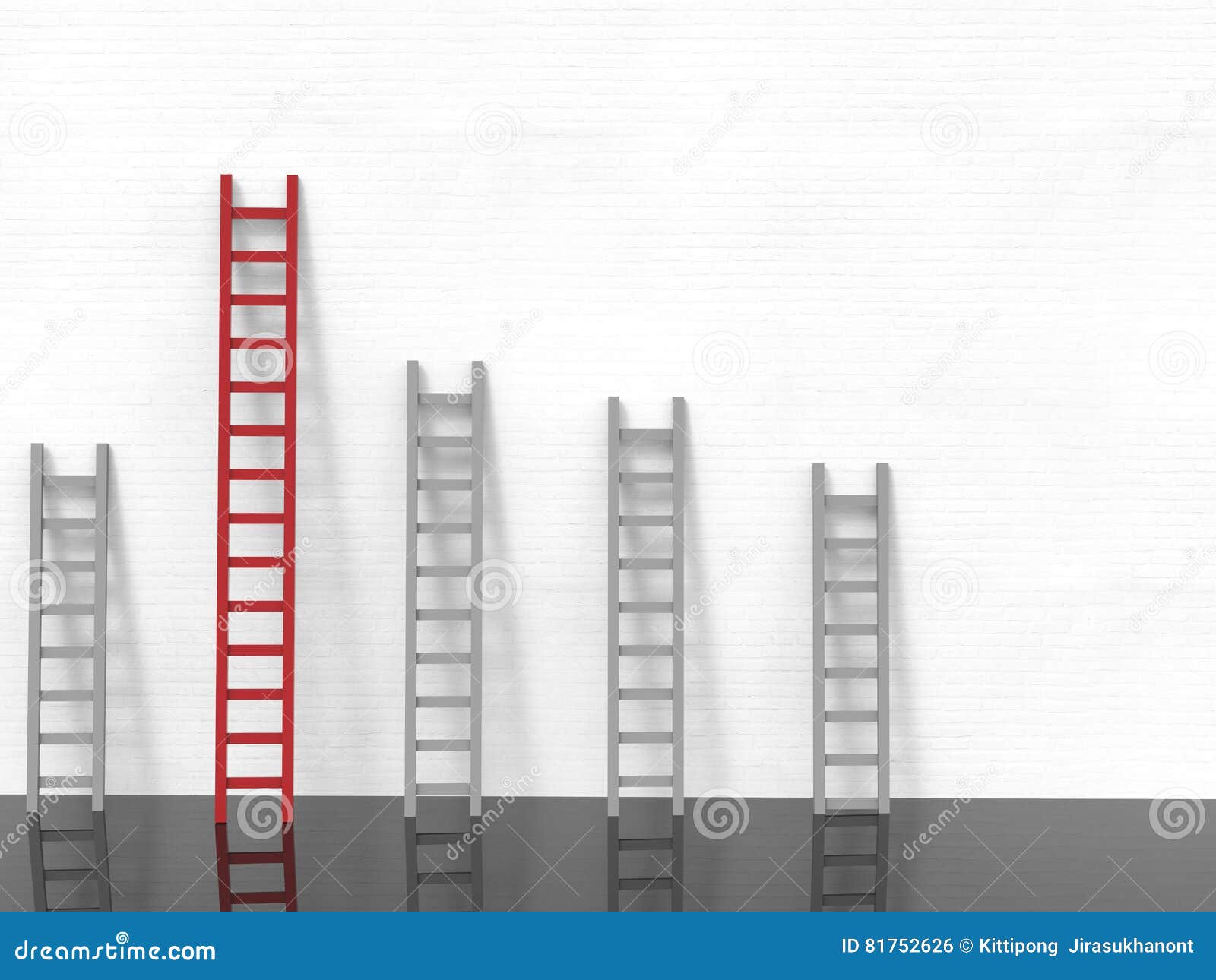 Leadership Concept with Red Ladder Stock Photo Image of concept