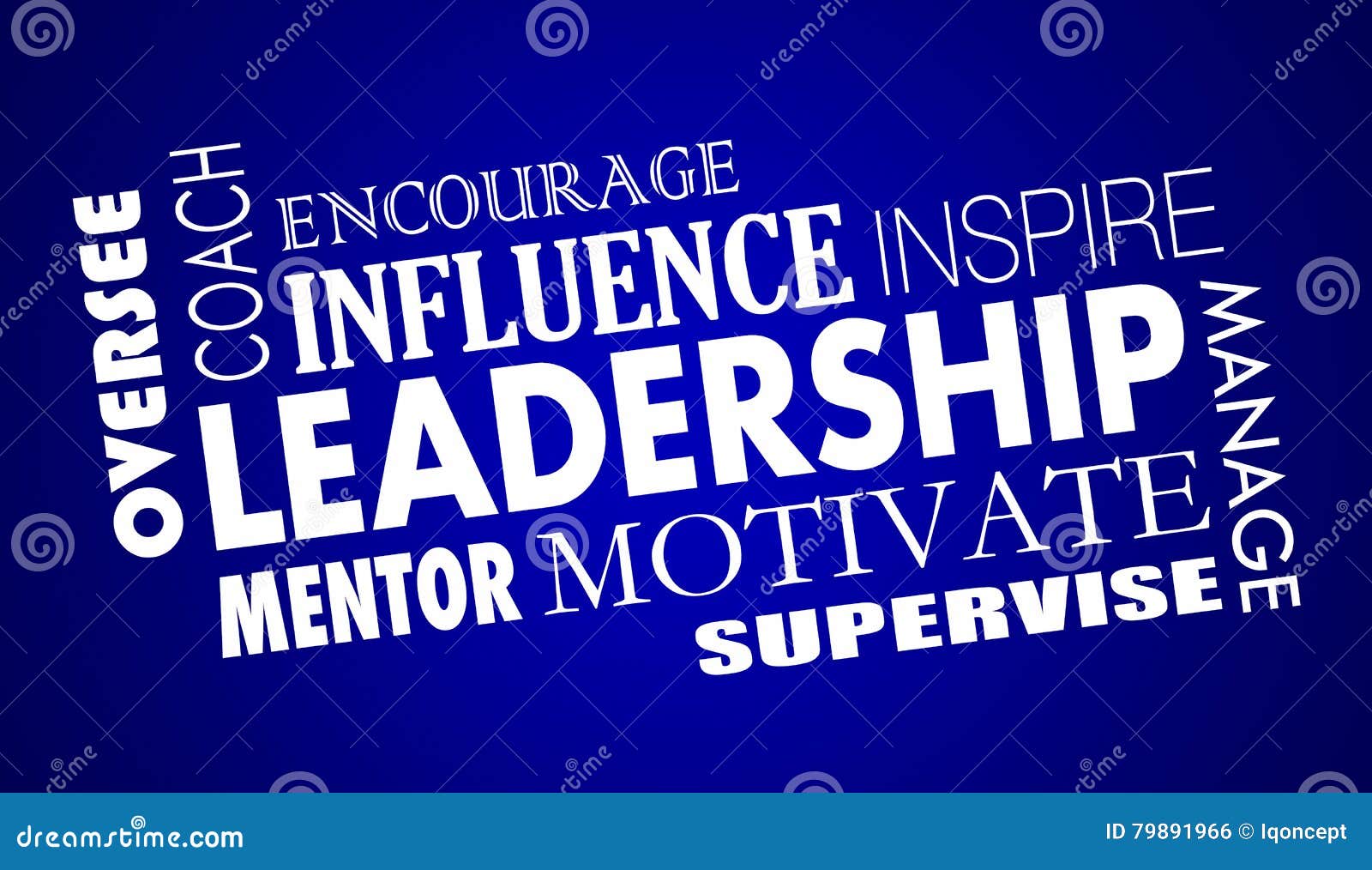 leadership inspire coach motivate word collage