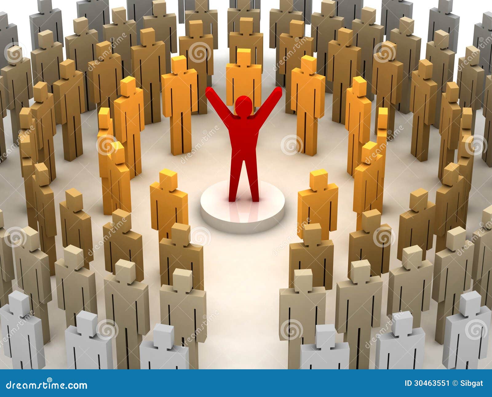Leadership power. stock illustration. Illustration of partner - 30463551