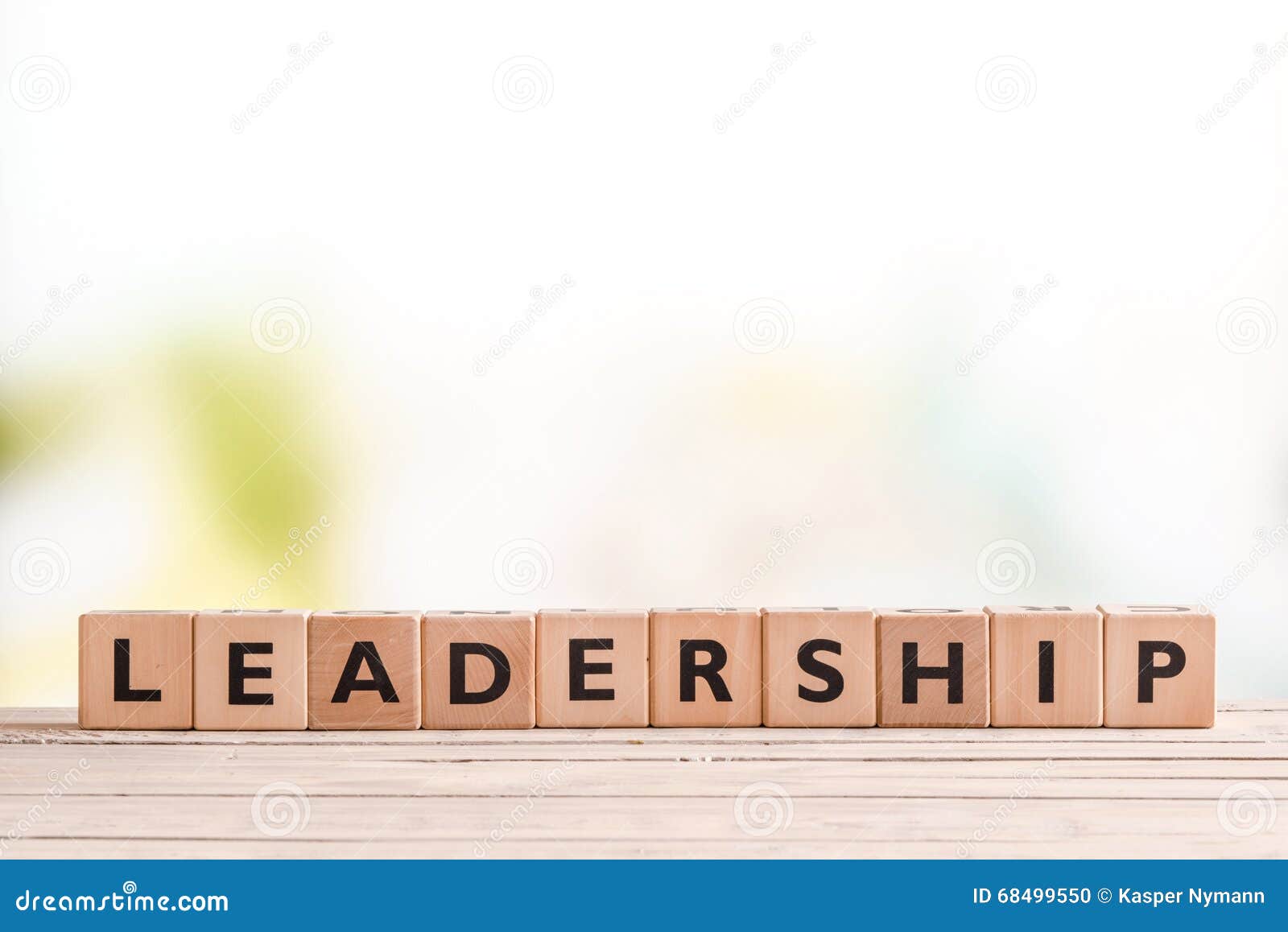 Leadership sign on a desk stock photo. Image of concept - 68499550