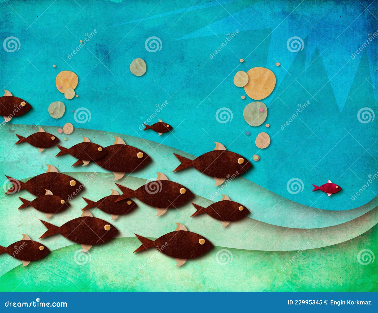The leading fish stock illustration. Illustration of fish 22995345