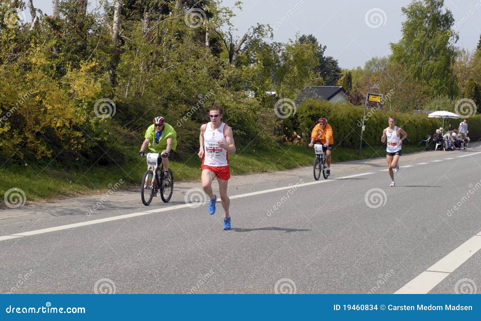 Leading male group runners editorial stock image. Image of belt 19460834