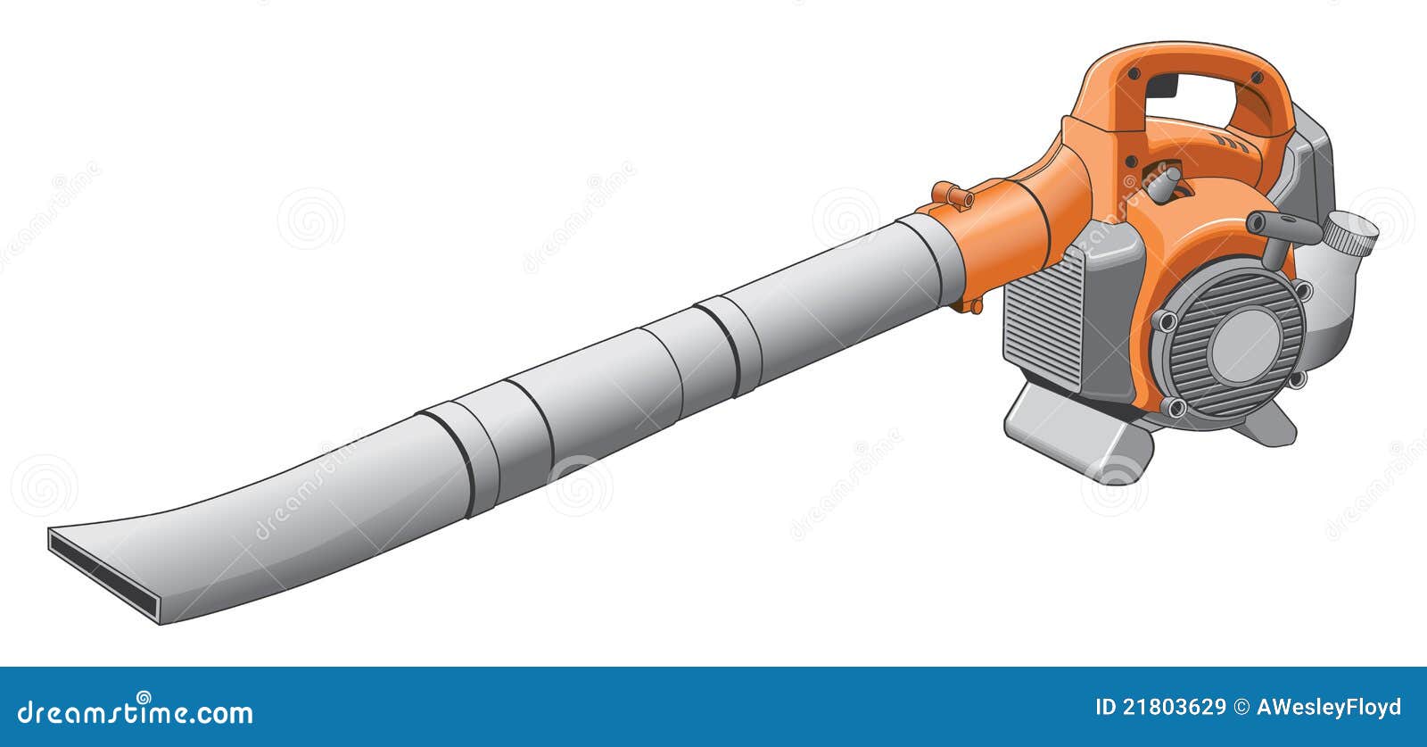 Leaf Blower stock vector. Illustration of power, blow 21803629