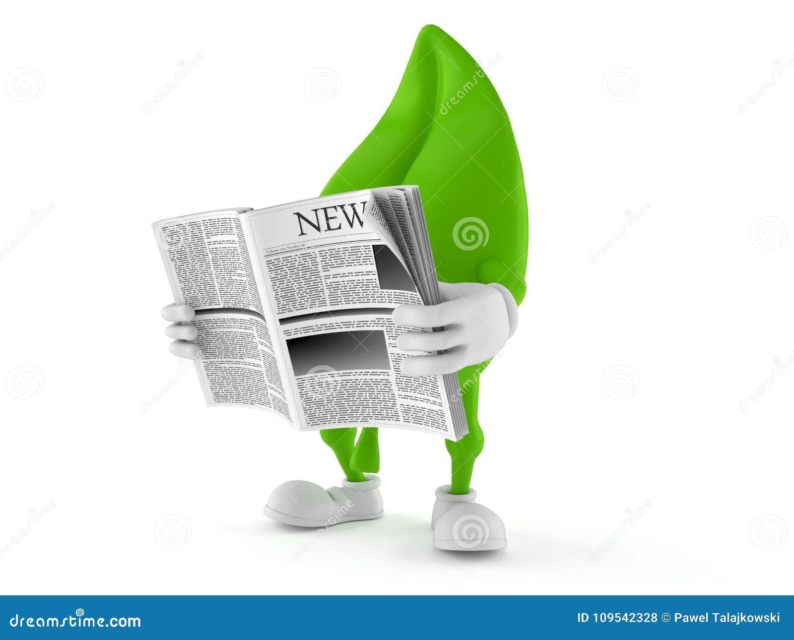 News paper leaf
