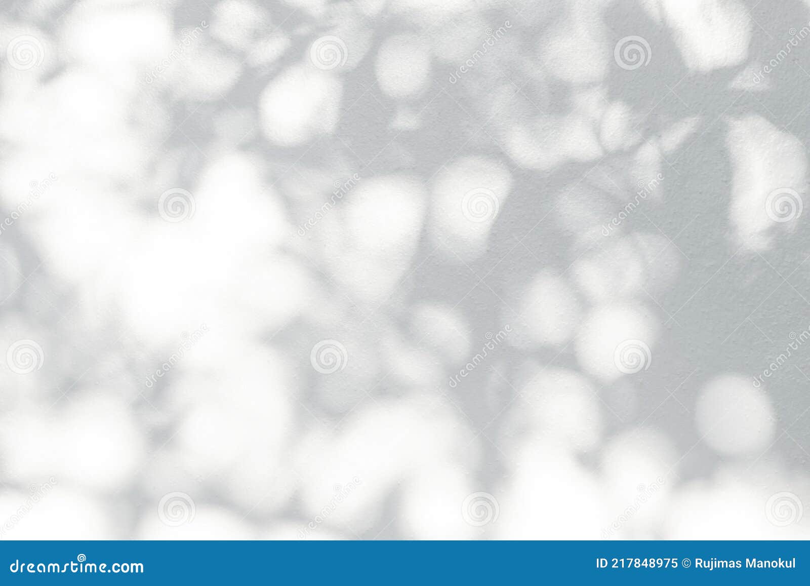 Leaf Shadow and Light on Wall Nature Blur Background Stock Image