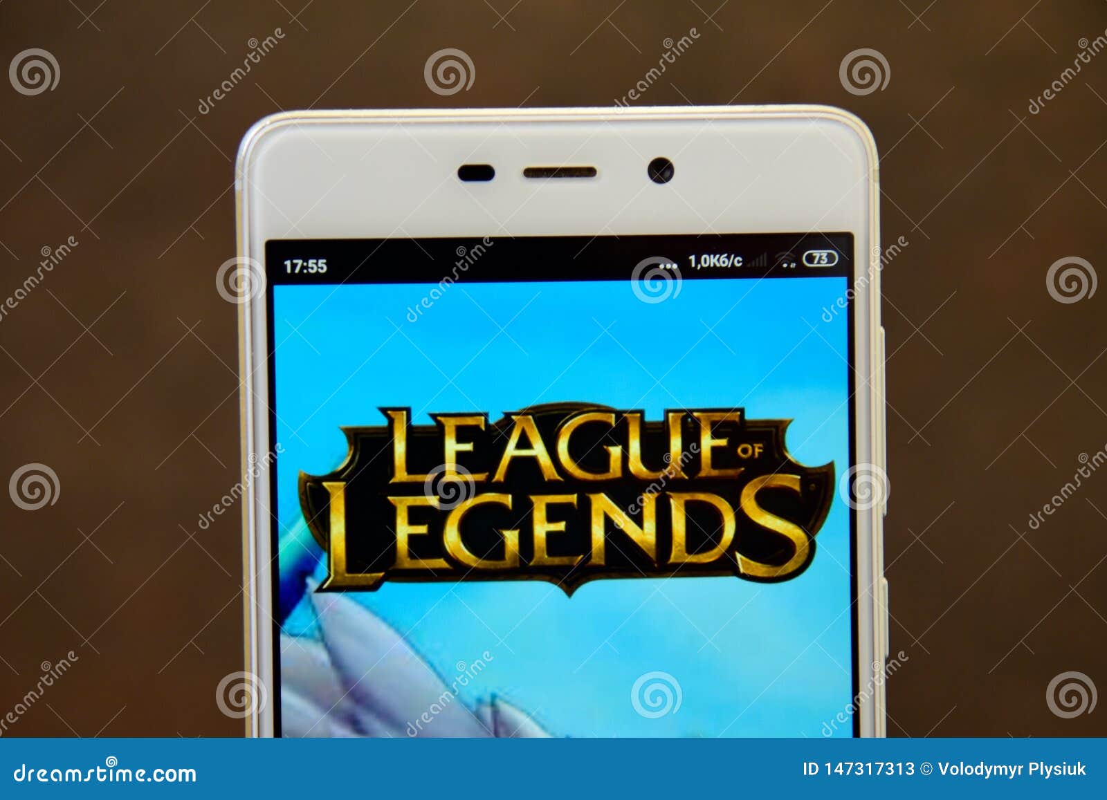 League Of Legends Logo Seen On The Smartphone Screen Editorial Stock Photo Image Of Illustrative Legends