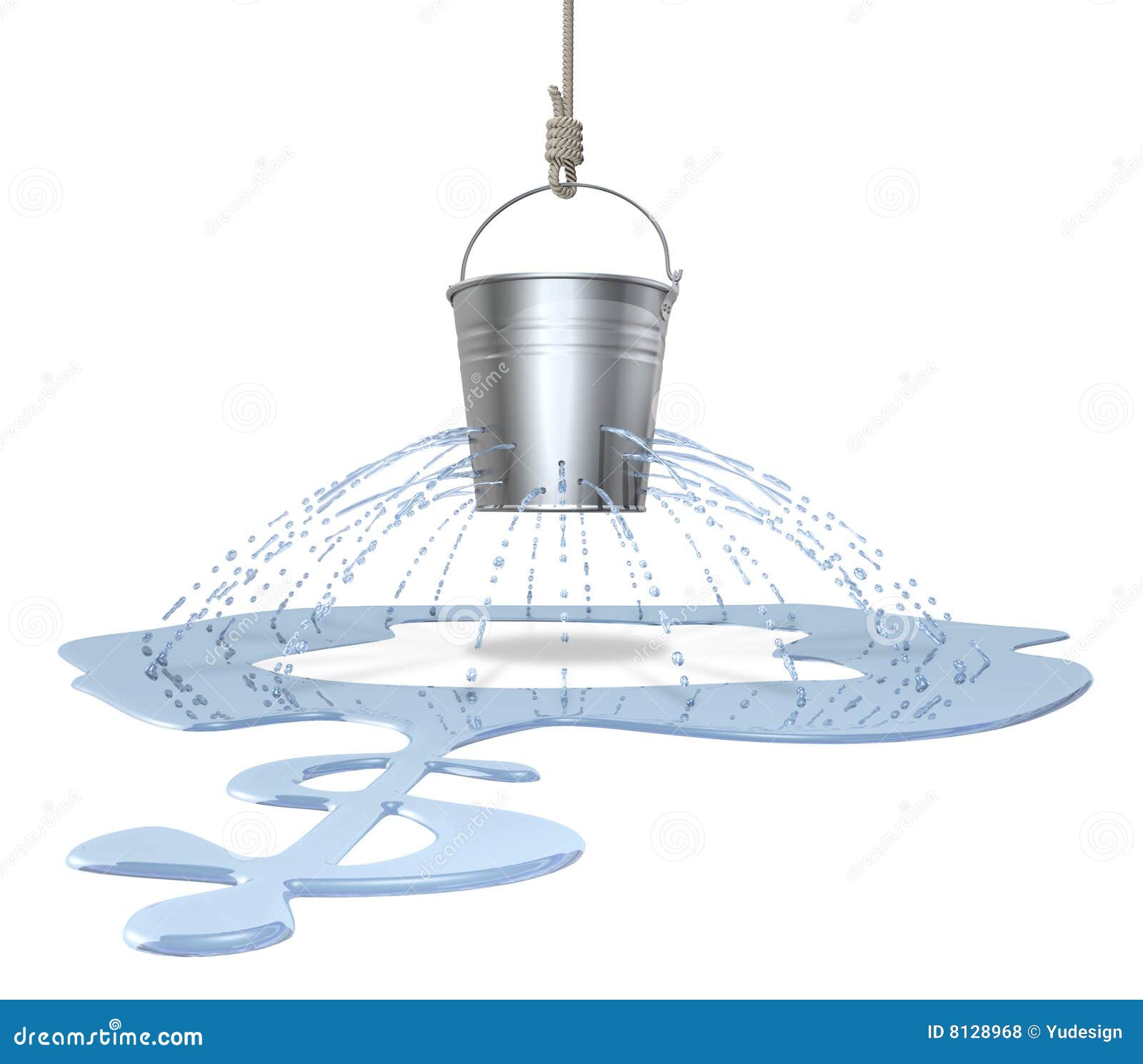 Leaking Bucket Royalty Free Stock Photos  Image: 8128968