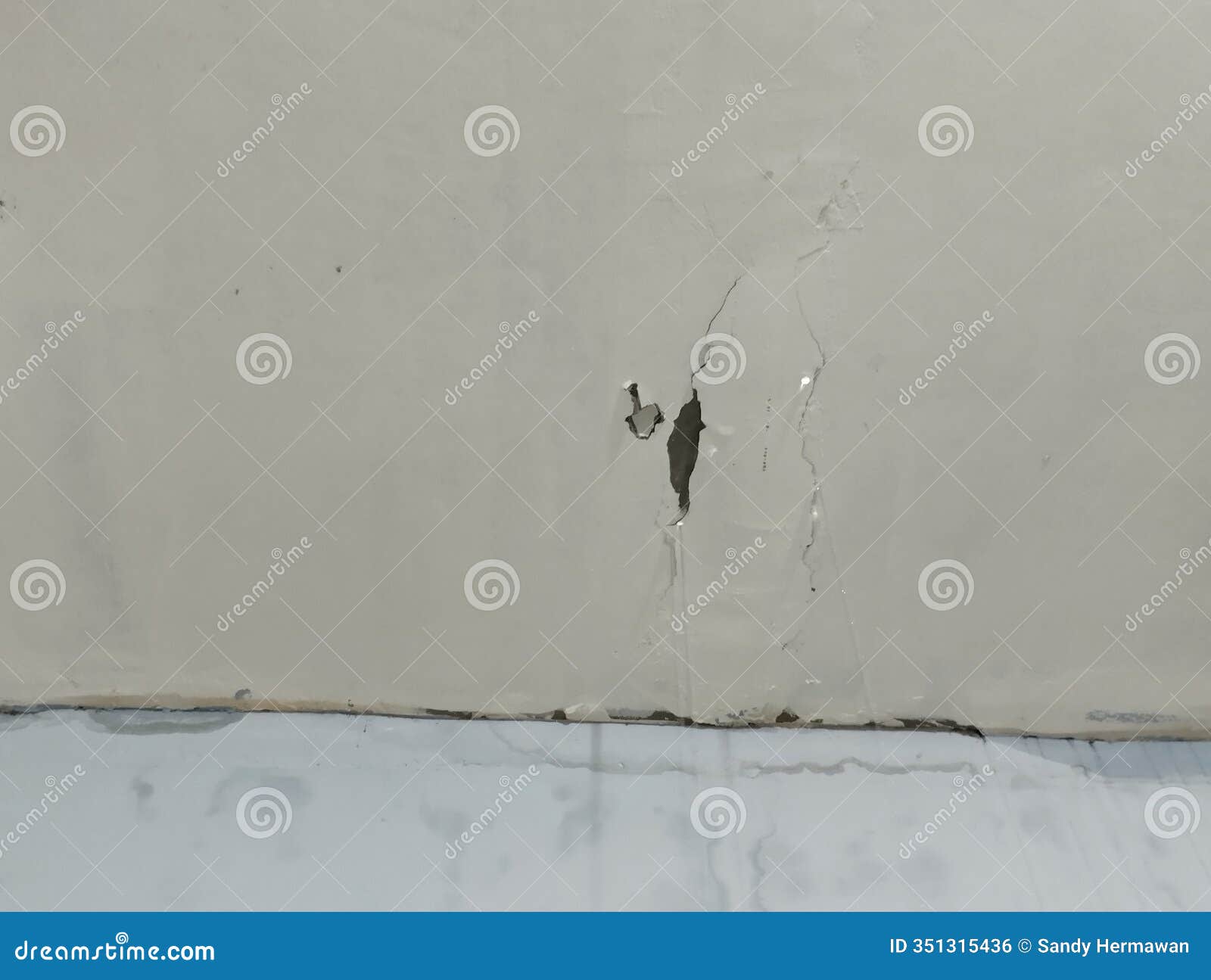 Leaks in the Ceiling of the House Stock Photo - Image of structure