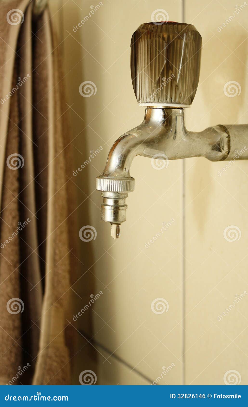Leaky faucet stock photo. Image of hygiene, droplet, bathroom 32826146