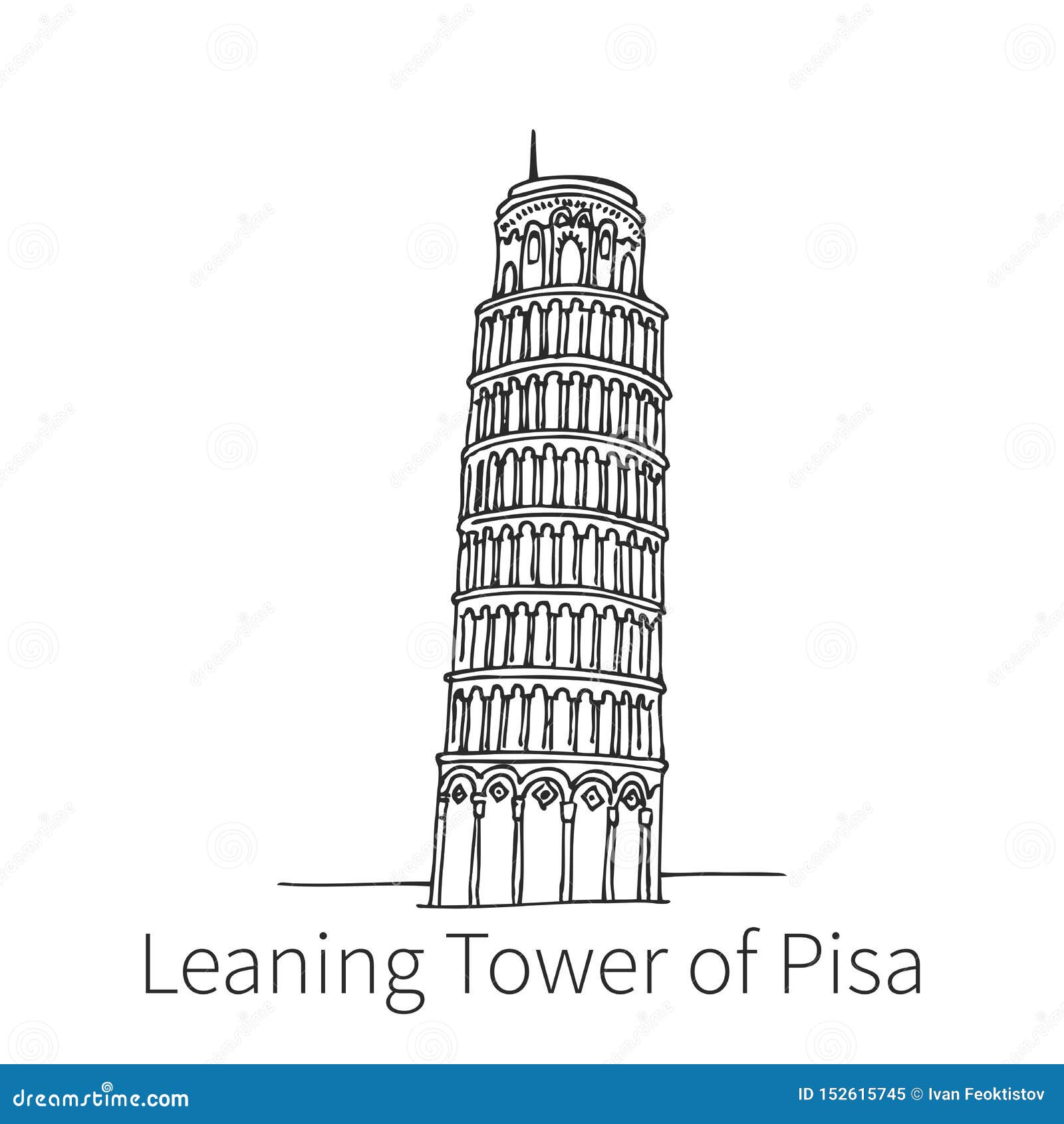 Leaning Tower Of Pisa Clip Art, PNG, 958x3237px, Leaning Tower Of Pisa,  Bell Tower, Black And