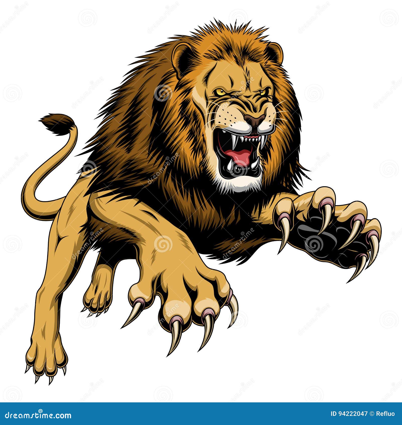 Lion tattoo Stock Vector by ©rorius 12346335
