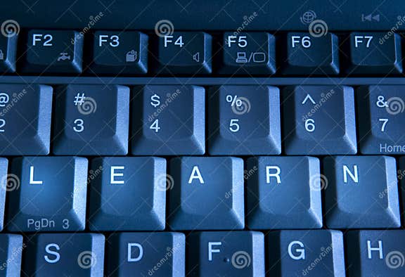Learn keyboard stock image. Image of training, learn, educate - 6615625