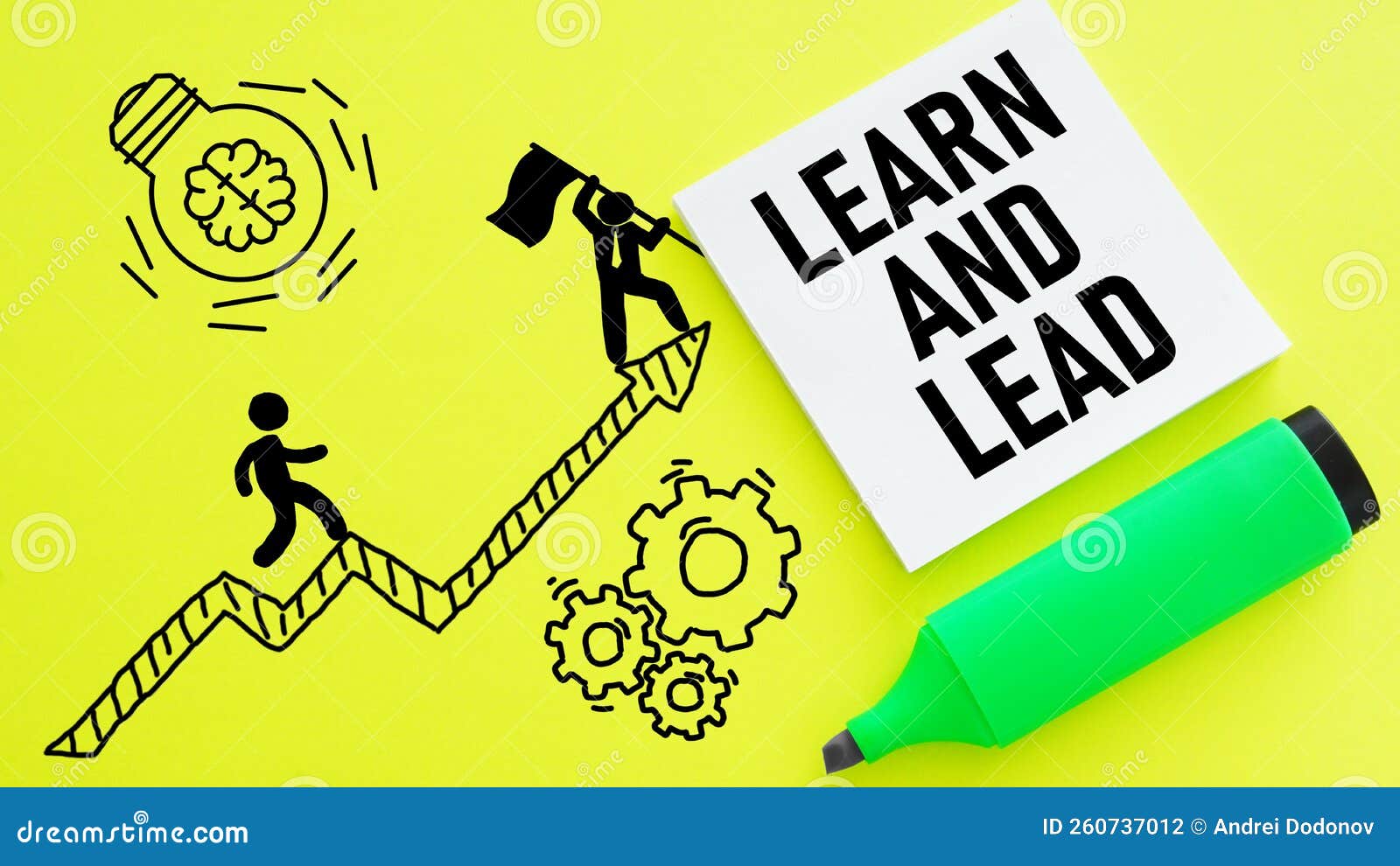 Learn And Lead Is Shown Using The Text Stock Photo Image Of Solution Learn And Lead Is Shown Using The Text Stock Photo Image Of Solution