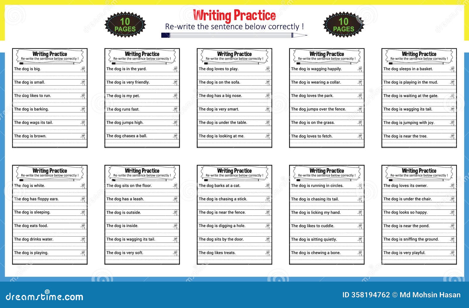 making-sentence-vector-worksheet-for-children-activity-cartoondealer