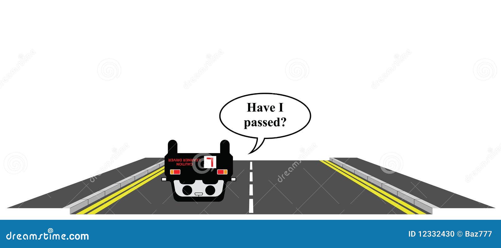 Download Learner driver stock vector. Illustration of transport ...