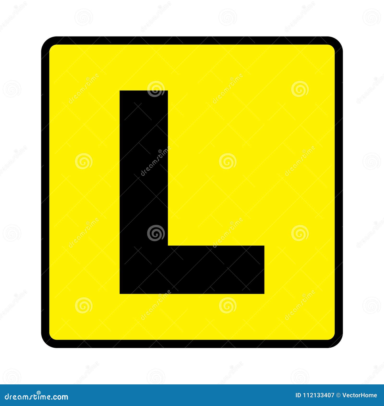 learner driver car icon,  