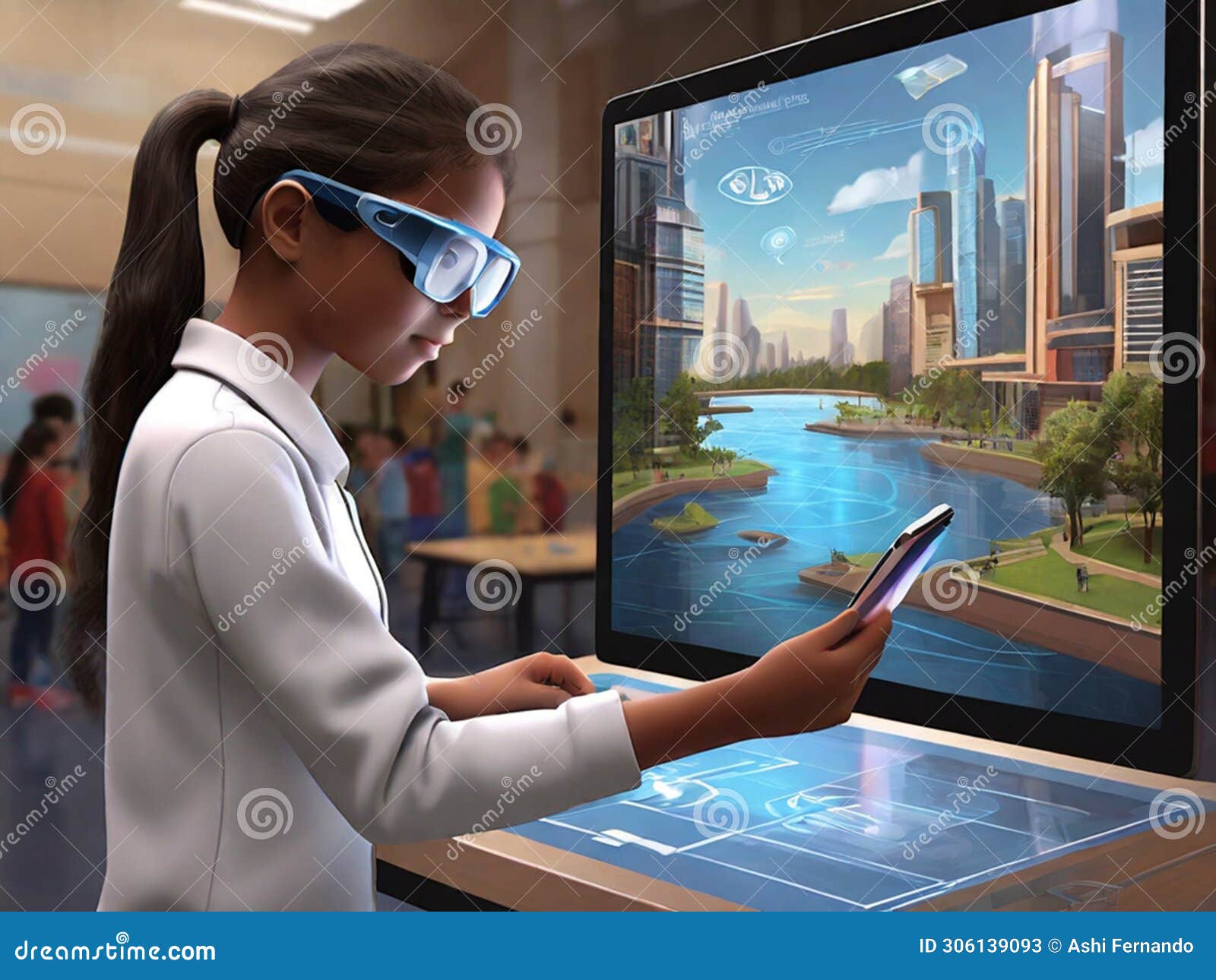 Learning Beyond Limits: Augmented Realities in Education Stock