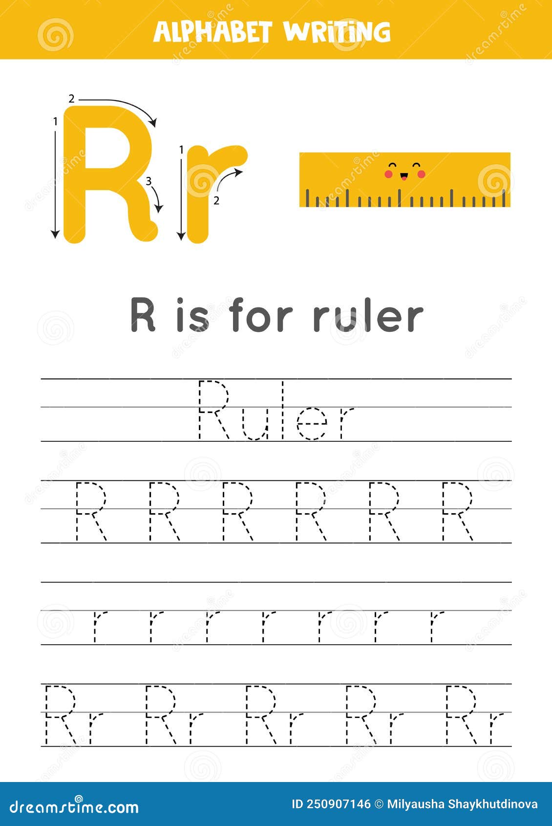 Flashcard Letter R Ruler Stock Illustrations – 2 Flashcard Letter R ...