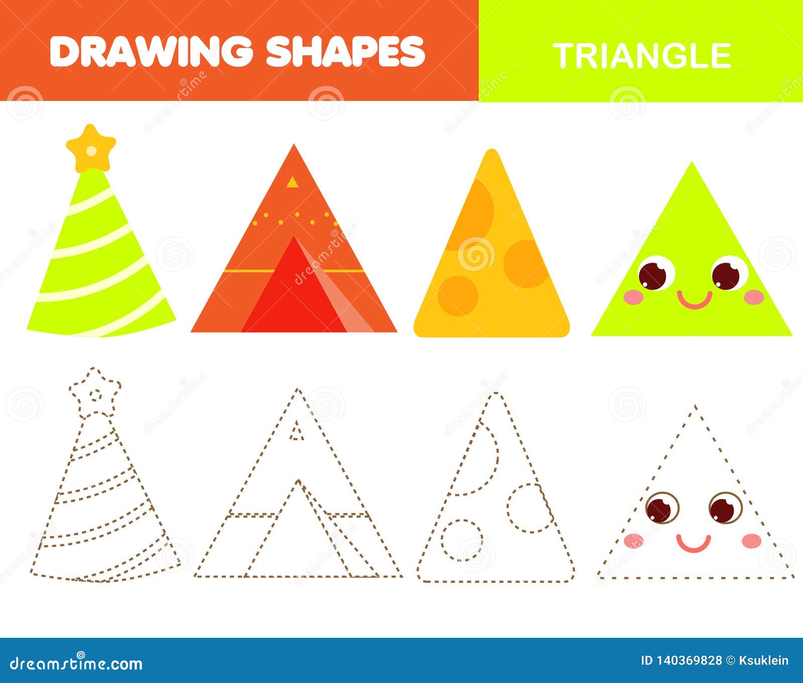 Learning Geometric Shapes for Kids. Triangle. Handwriting Practice ...