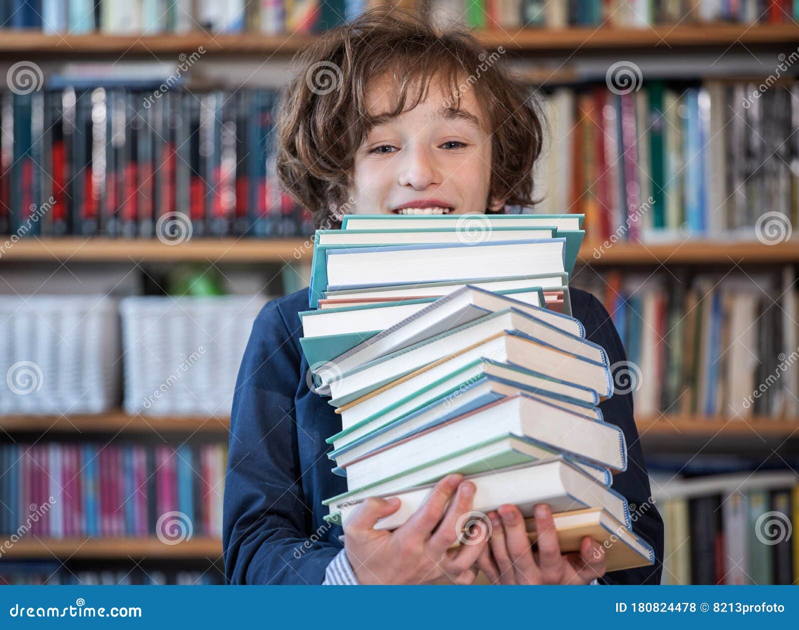 learning at home, online learning, self quarantine concept. children doing homework with books, textbooks and with computer online