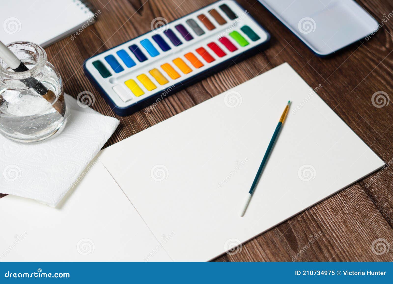 Learning How To Paint Watercolours Stock Image Image of resolution