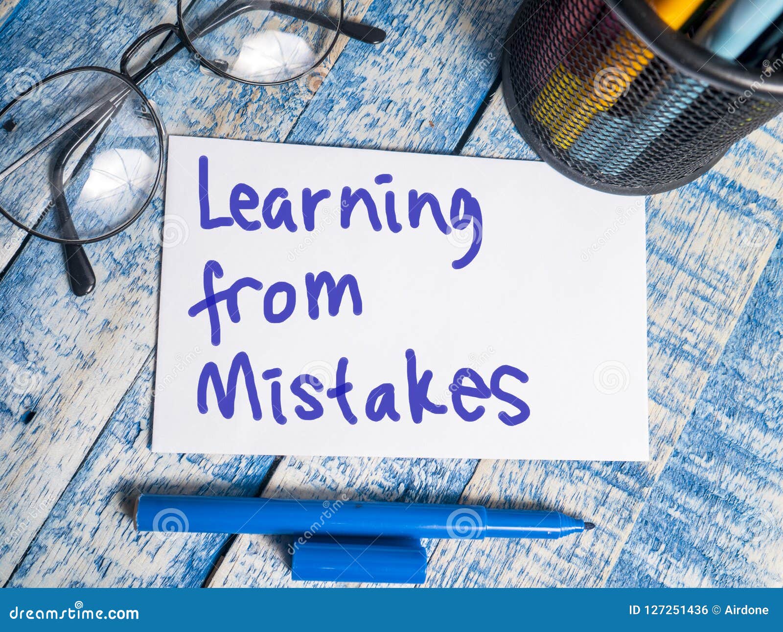 learning from mistakes, motivational words quotes concept