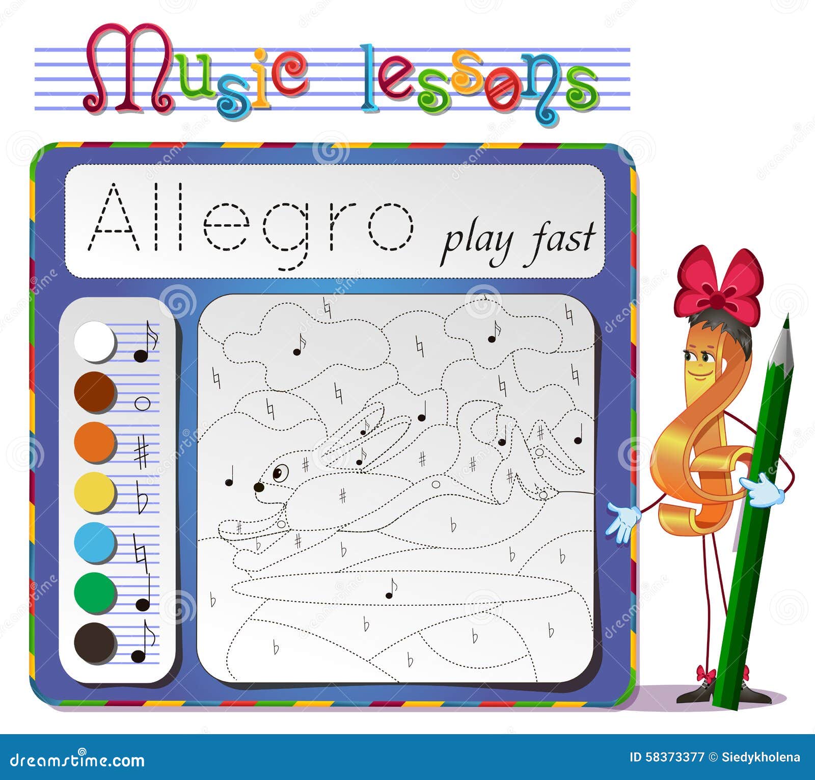 learning tempo muzyke- allegro