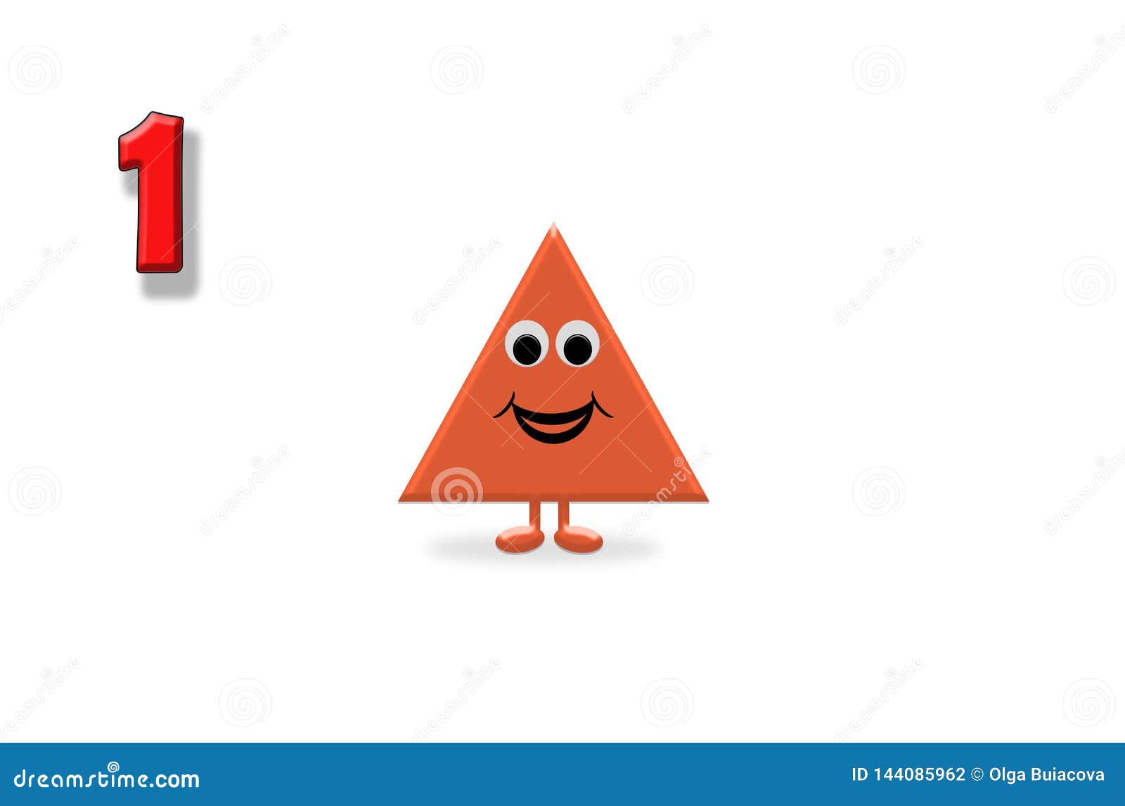 Learning To Count Illustration Of Shapes With A Happy Cartoon Face Learning To Count Illustration Of Shapes With A Happy Cartoon Face