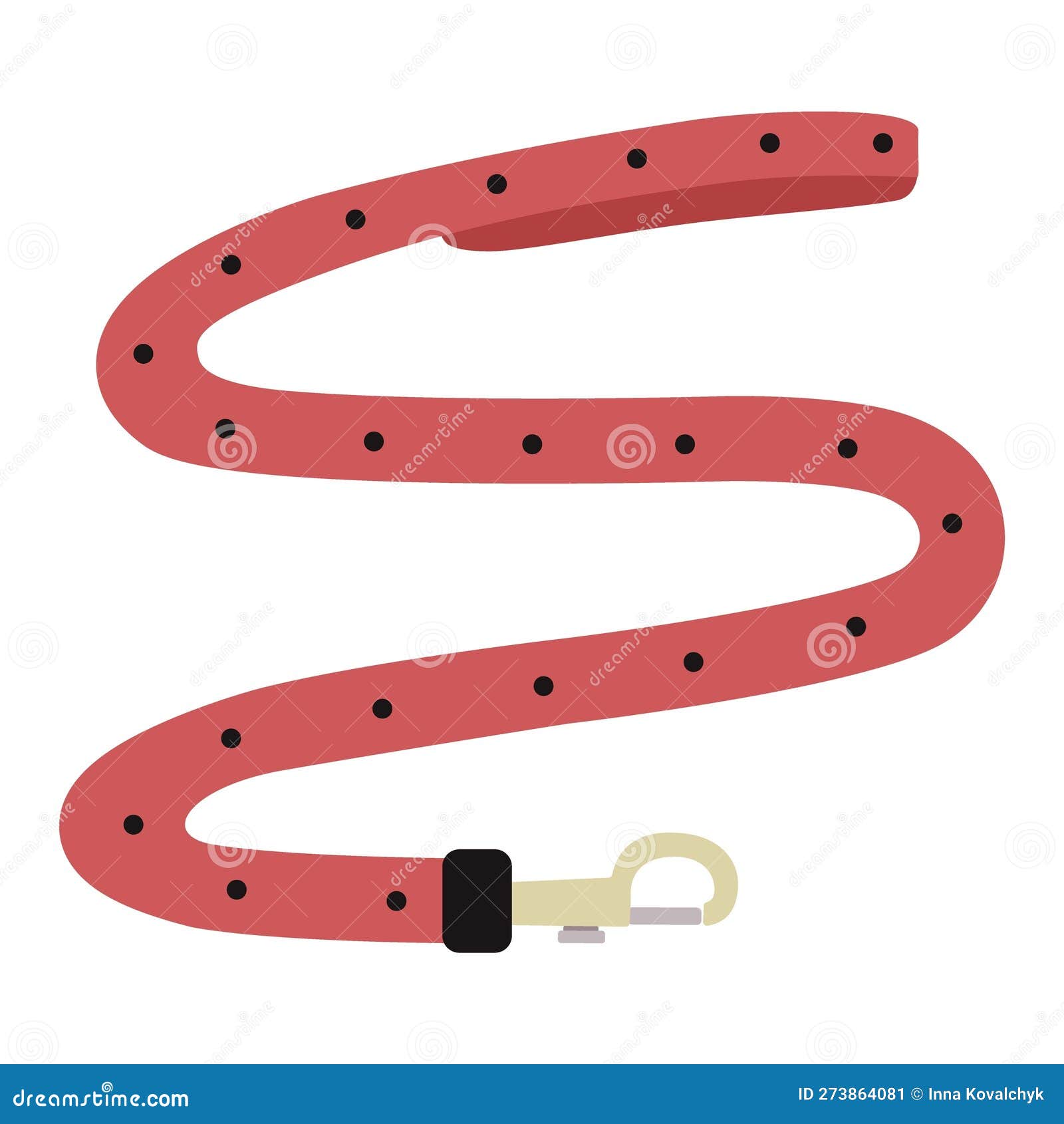 Leashes for Animals, Cats, Dogs, Animal Care Stock Vector ...