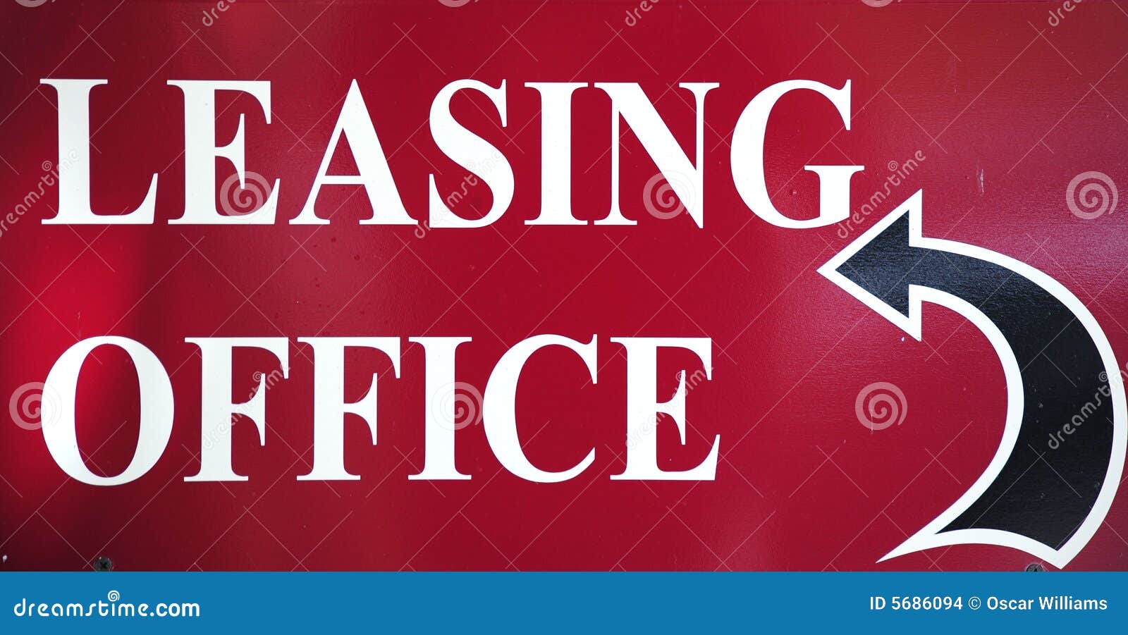 Leasing Office Sign. Stock Images Image 5686094