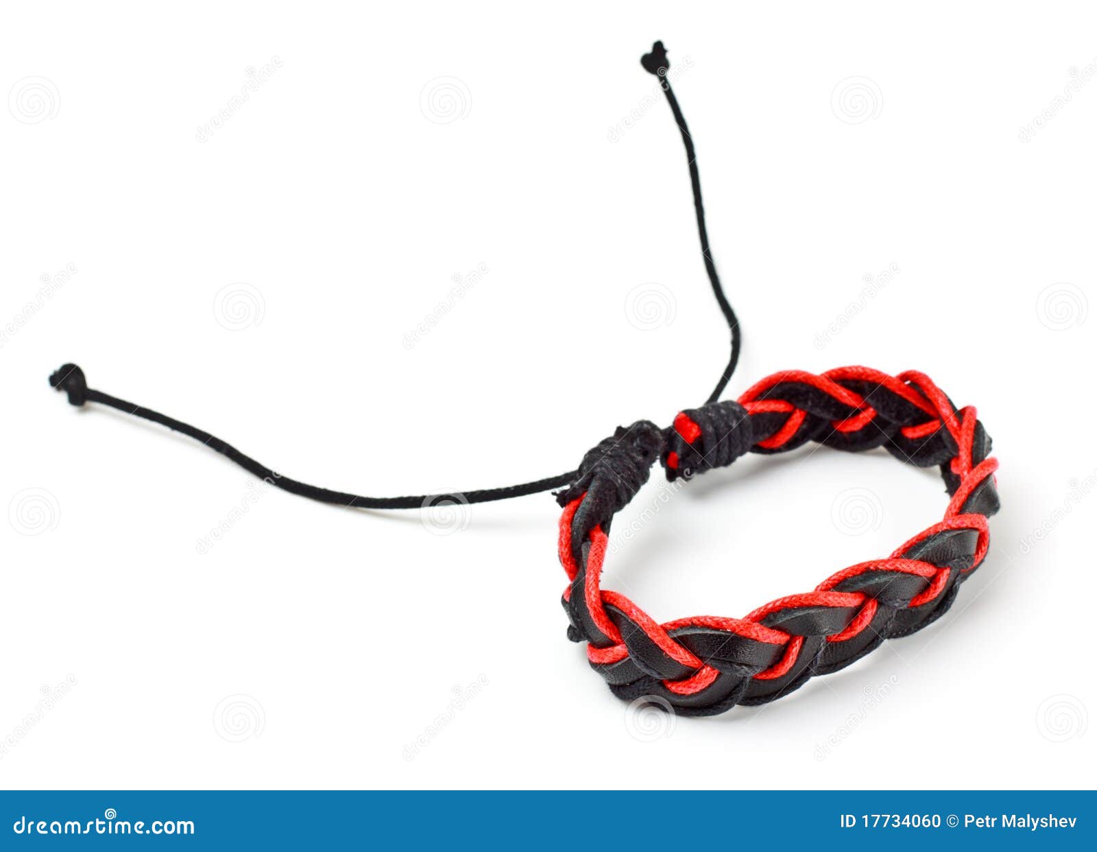 Leather arm bracelet stock photo. Image of laying, blue - 17734060