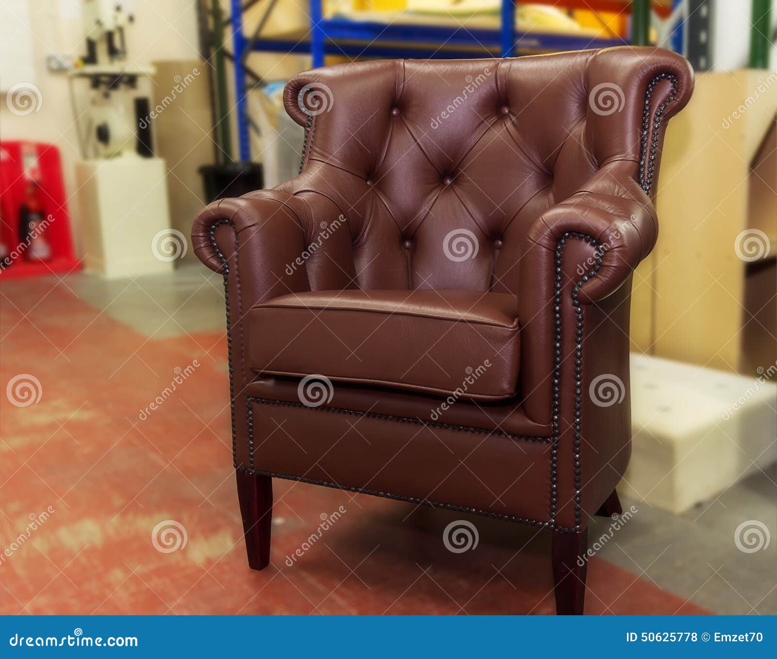 Leather Armchair. RoyaltyFree Stock Image 50625778
