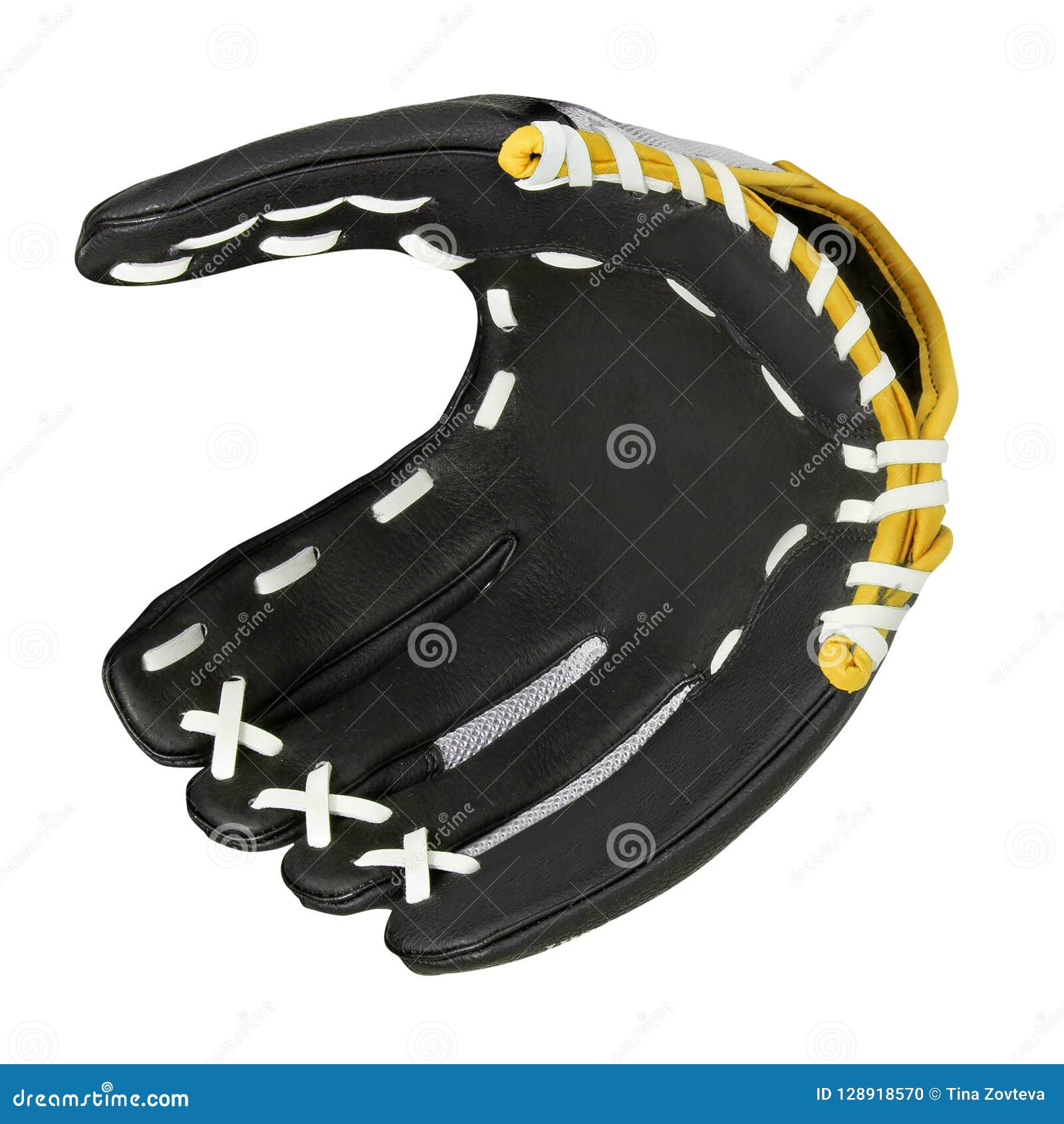 Leather Baseball Glove stock photo. Image of isolated 128918570