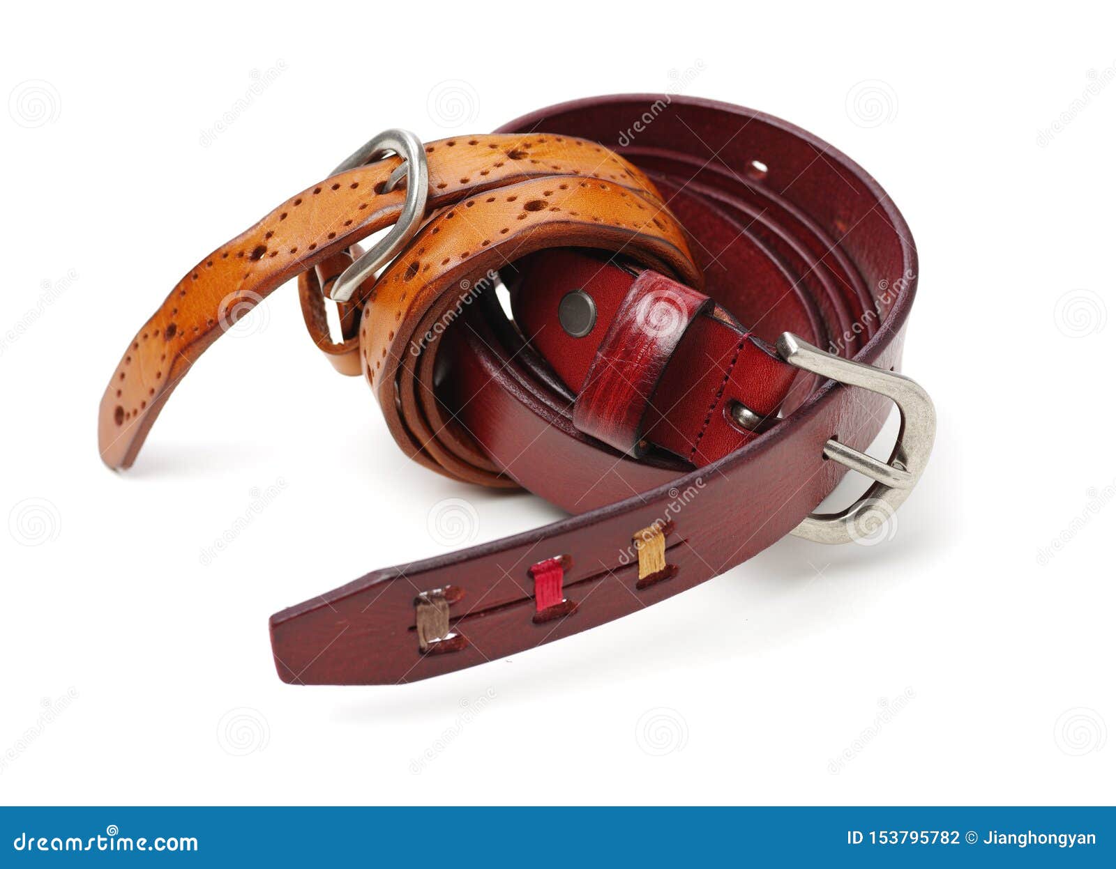 Leather Belt stock photo. Image of orifice, sash, macro - 153795782