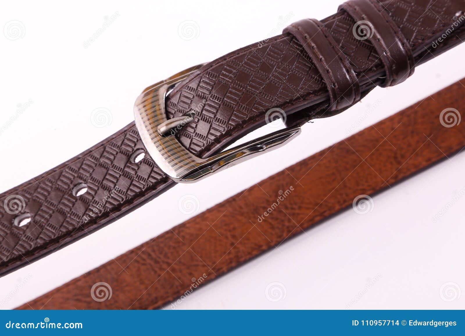 Leather belt stock photo. Image of personal, object - 110957714