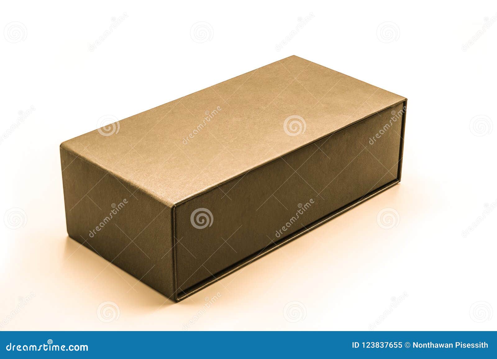 Download Leather Box Mockup White Isolated Background Stock Image ...