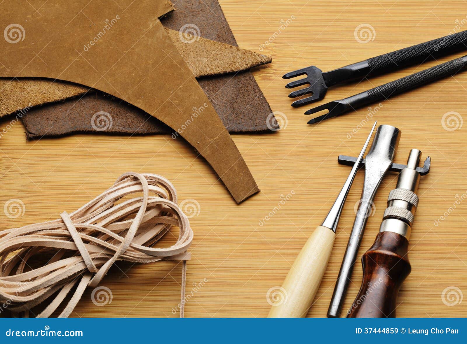 Leather craft tool stock image. Image of traditional 37444859