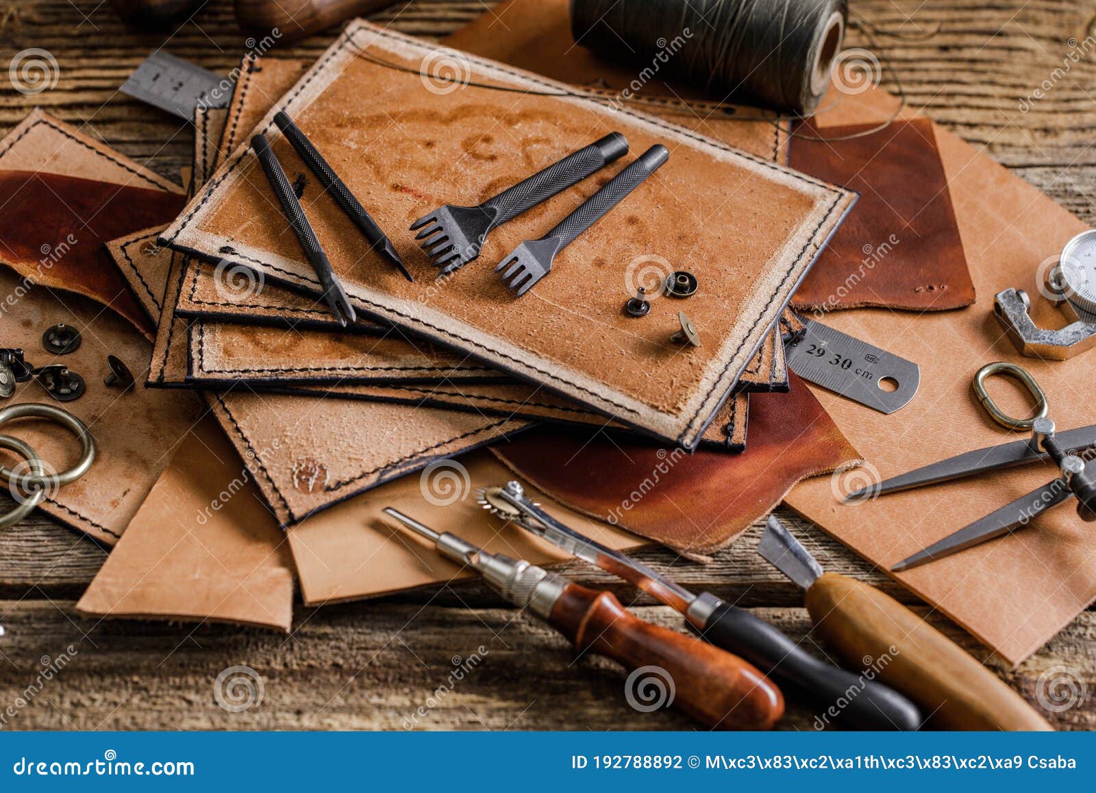 Leather crafting tools Stock Photo by ©haveseen 100551164