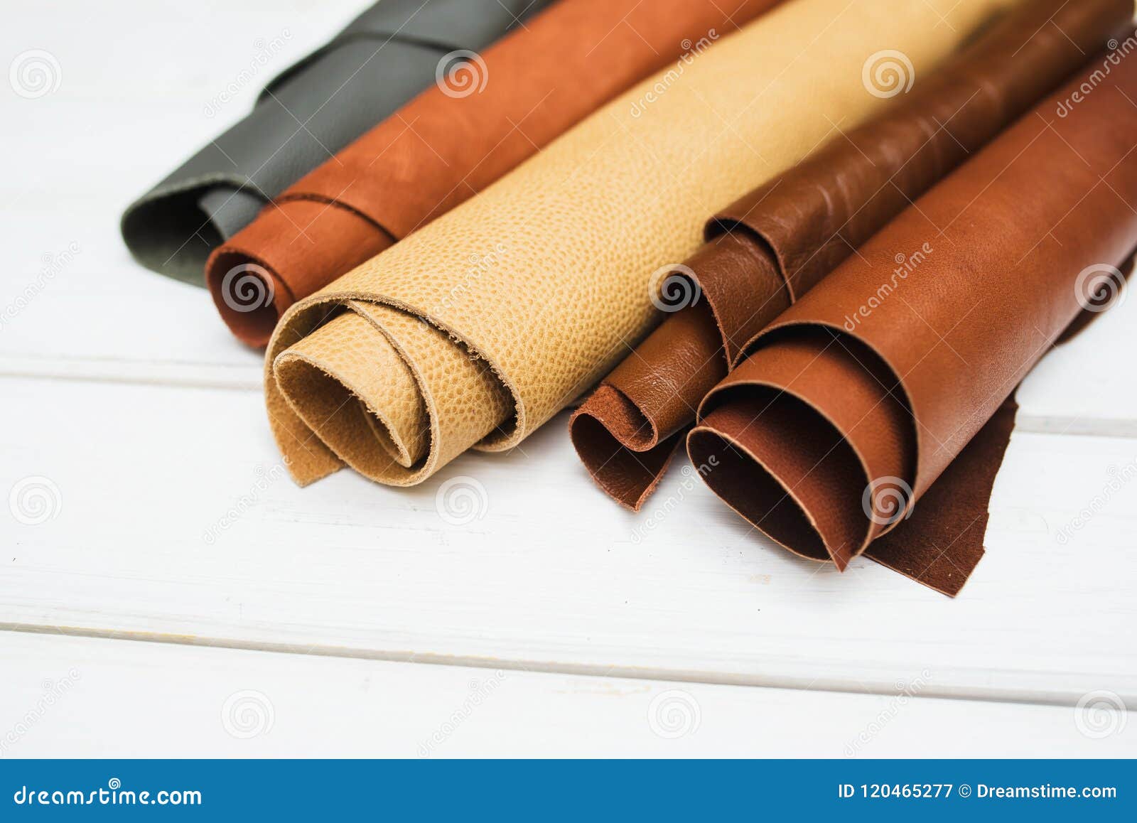 Leather Craft. Work Table of Leather Stock Image Image of shop, life